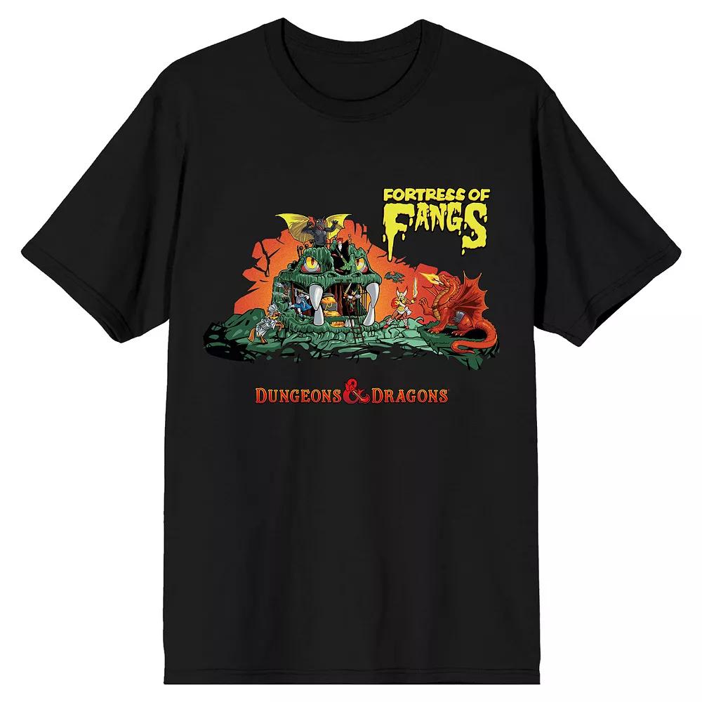 Men's Dungeons & Dragons Fortress of Fangs Tee, Size: Medium, Black Product Image