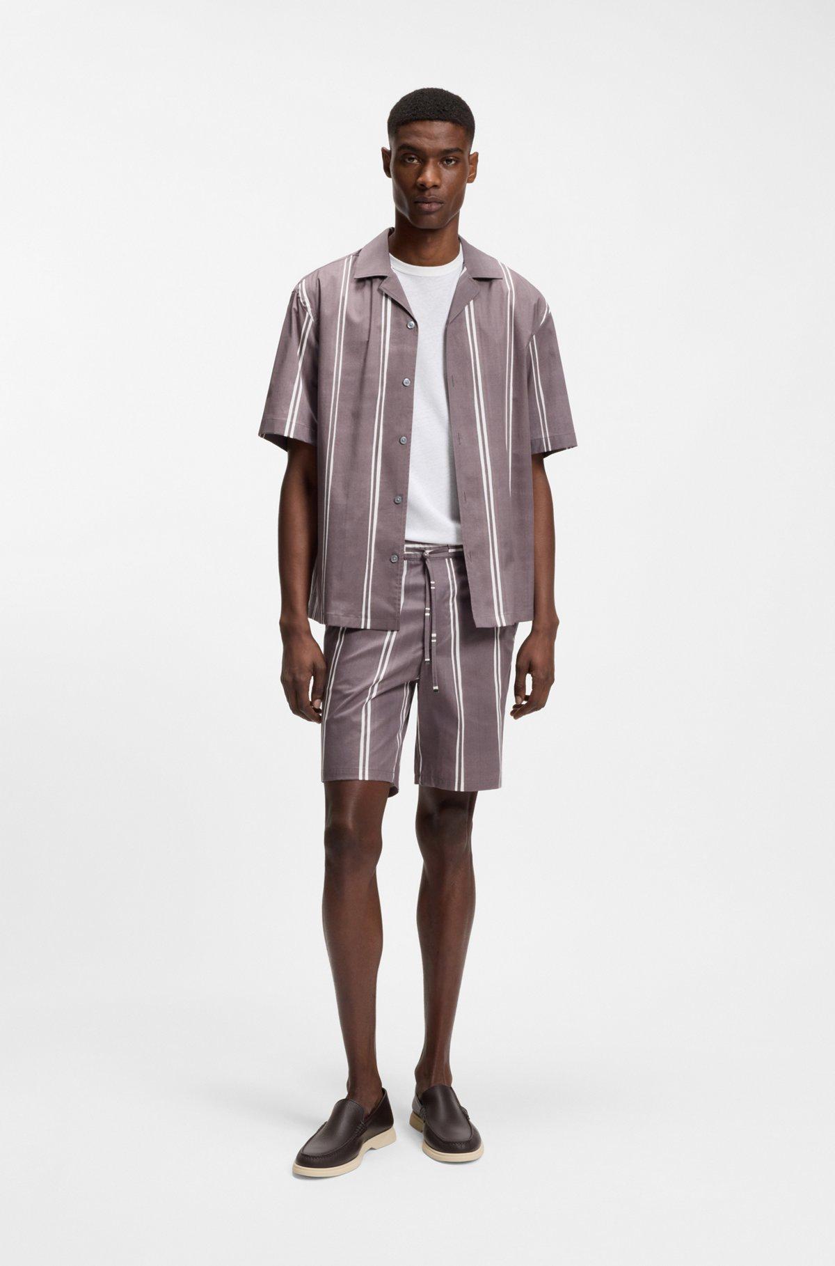 Cotton-linen T-shirt in a regular fit Product Image