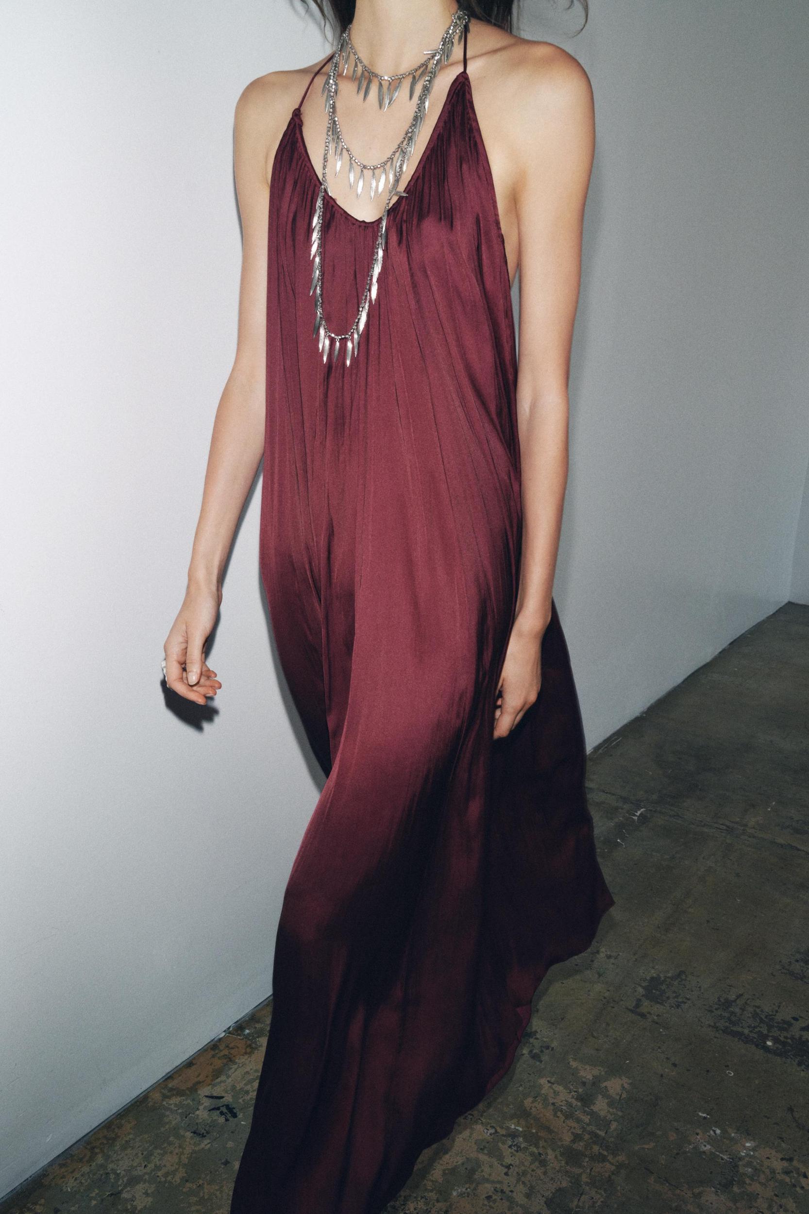 ZW COLLECTION SATIN LONG DRESS Product Image