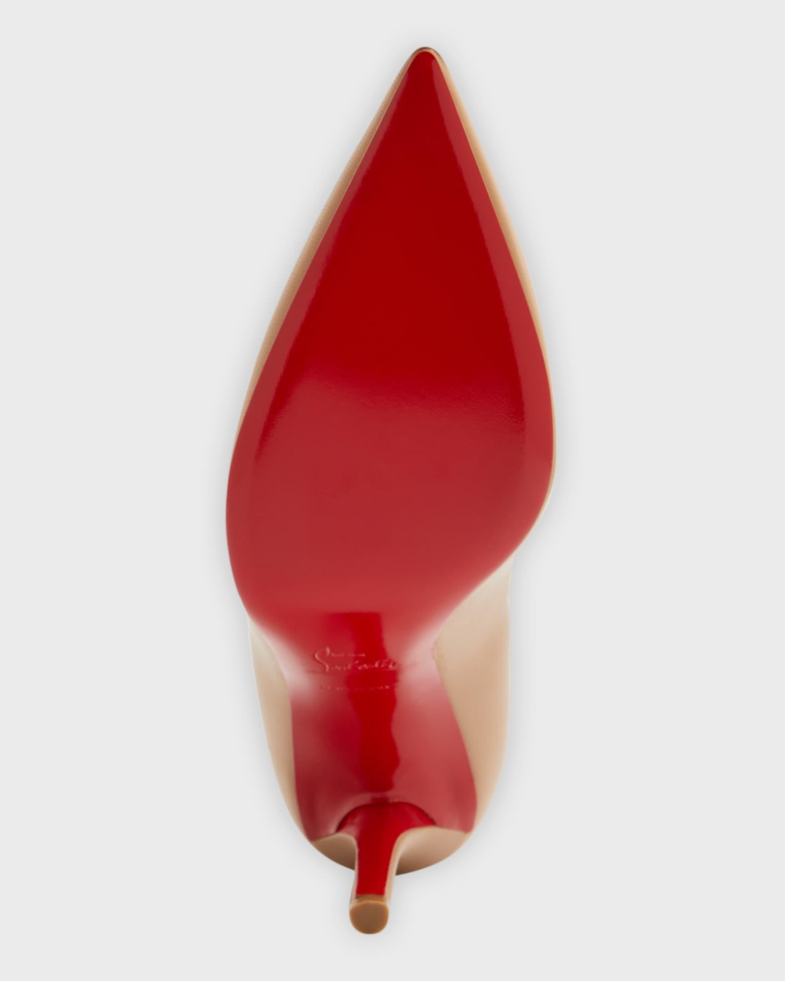 Apostrophy Leather Pointed Red-Sole Pumps Product Image