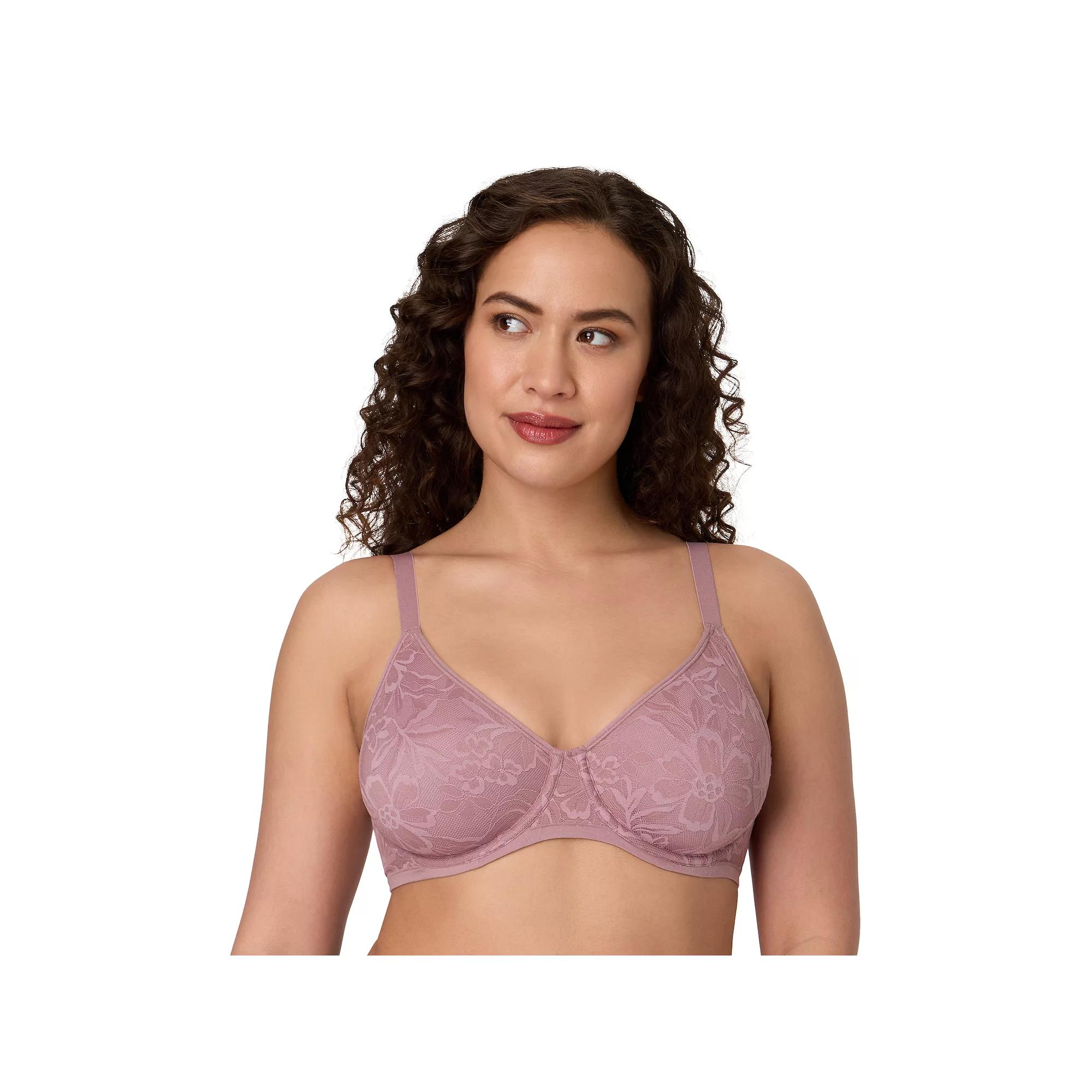 Bali Breathe Cotton Modal Lace Convertible Strap Underwire Bra DF7590, Women's,  Product Image