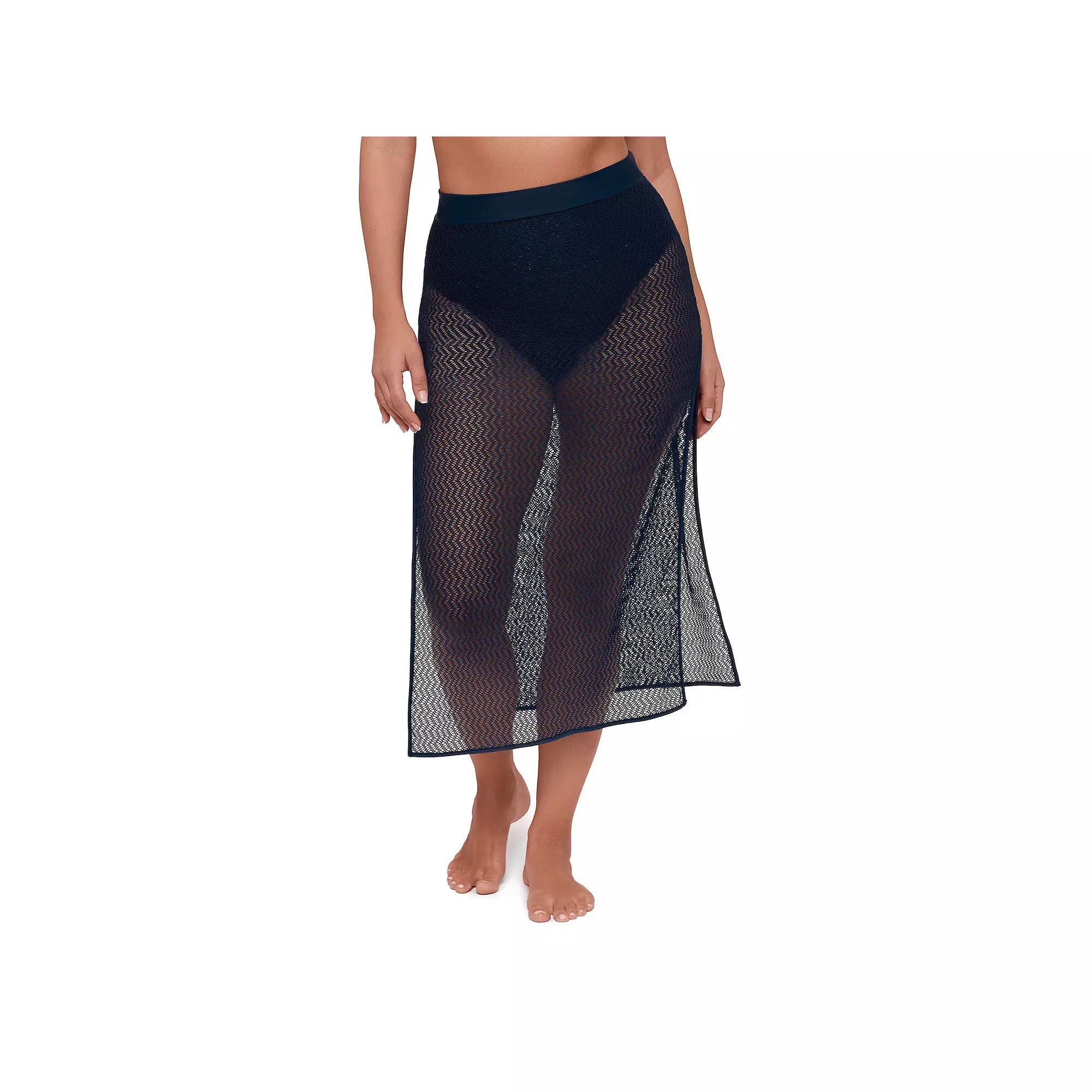 Women's S3 Swim Crochet Skirt with Side Slits,  Product Image