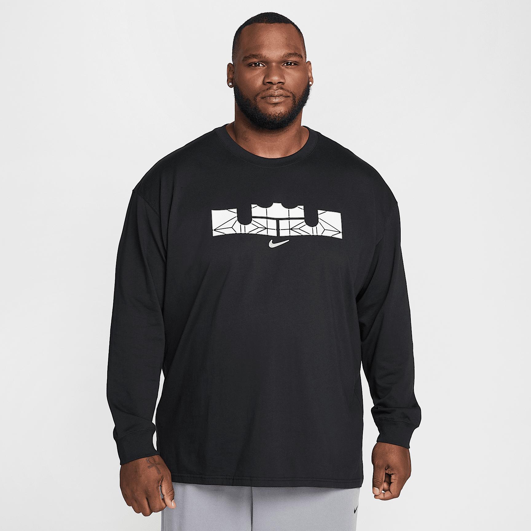Nike Men's LeBron Max90 Long-Sleeve Basketball T-Shirt Product Image