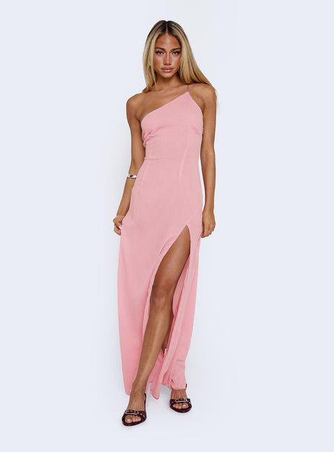 Kiss Of Life Chiffon Maxi Dress Pink Product Image