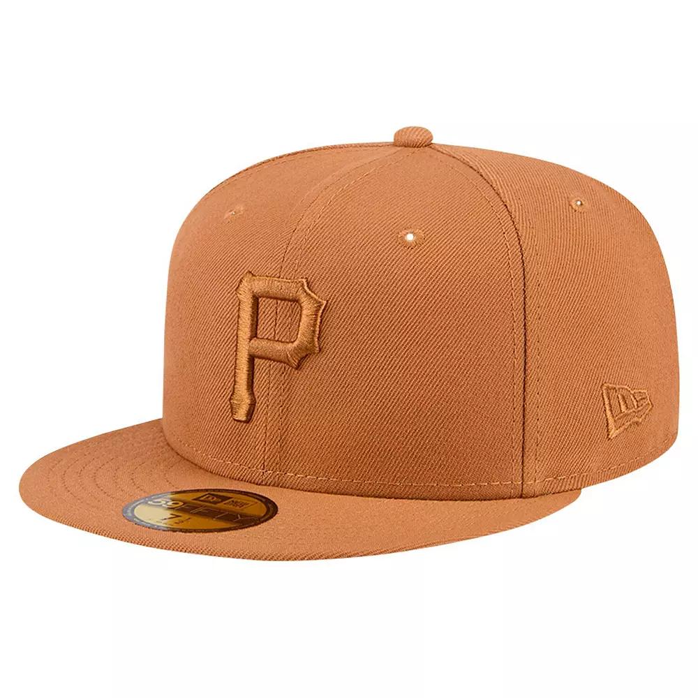 Men's New Era Brown Pittsburgh Pirates Color Pack 59FIFTY Fitted Hat, Size: 7 3/8 Product Image