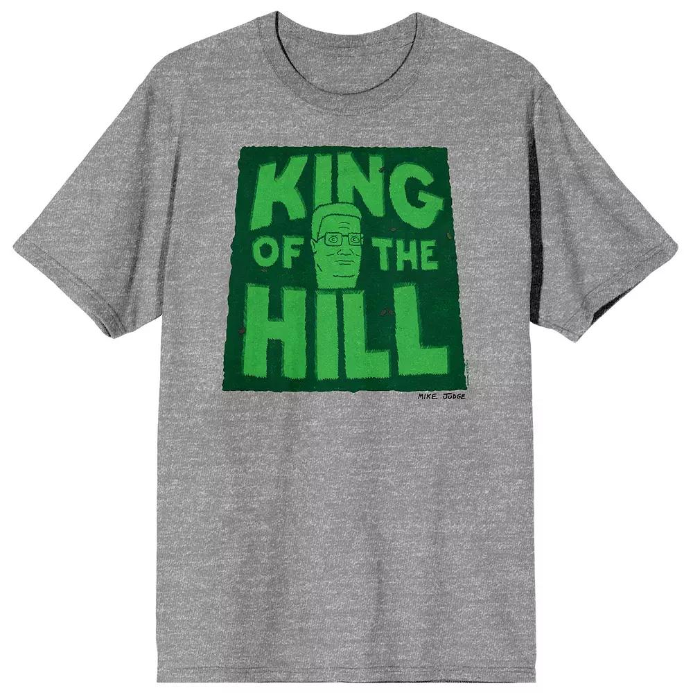 Men's King Of The Hill Logo Grass Short Sleeve Graphic Tee,  Product Image