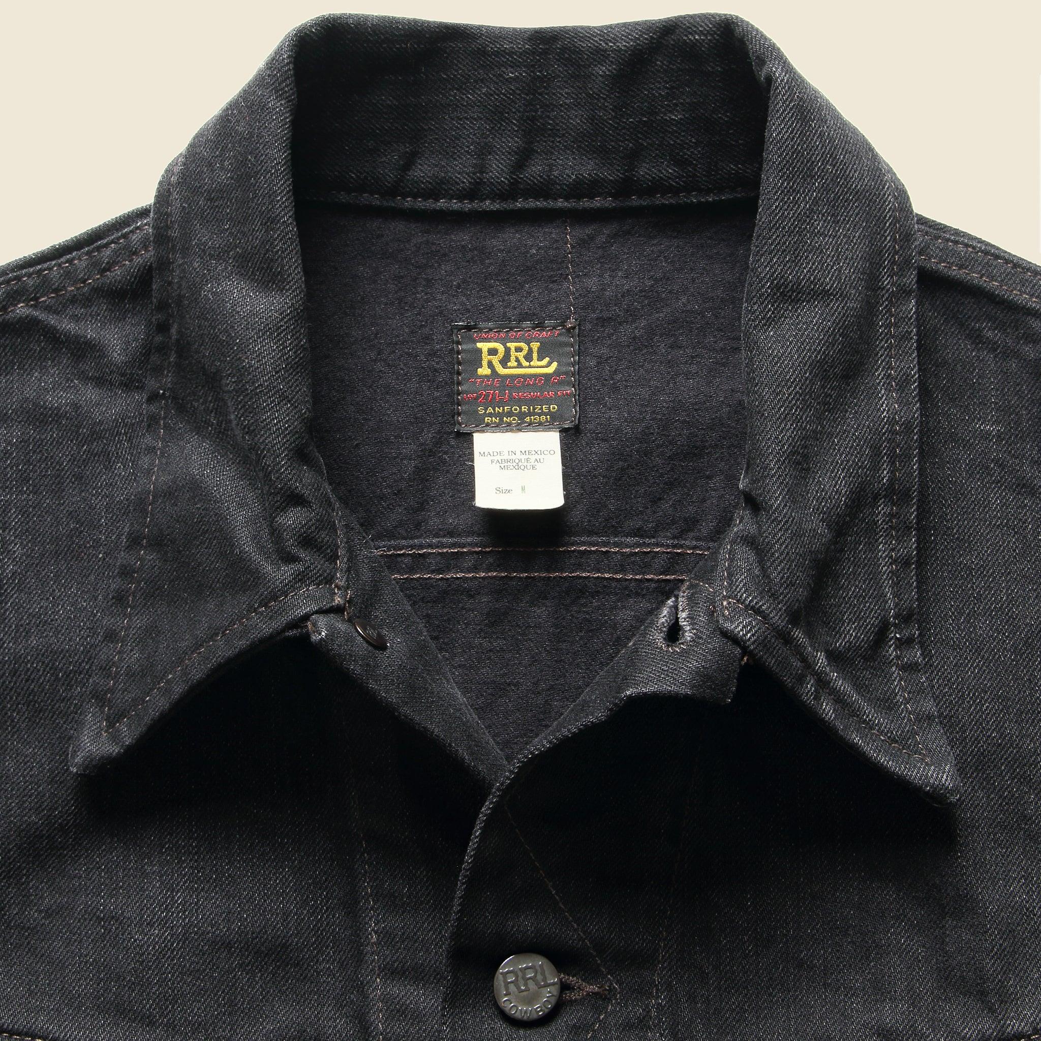 Lot 271 Trucker Jacket - Worn In Black Product Image