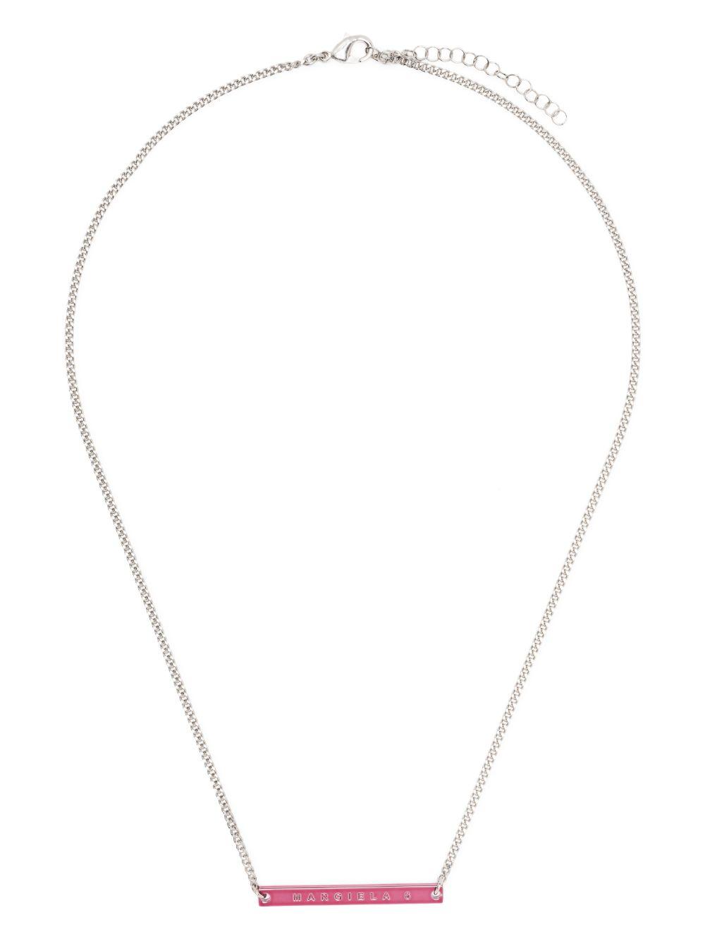 bar logo-engraved necklace Product Image