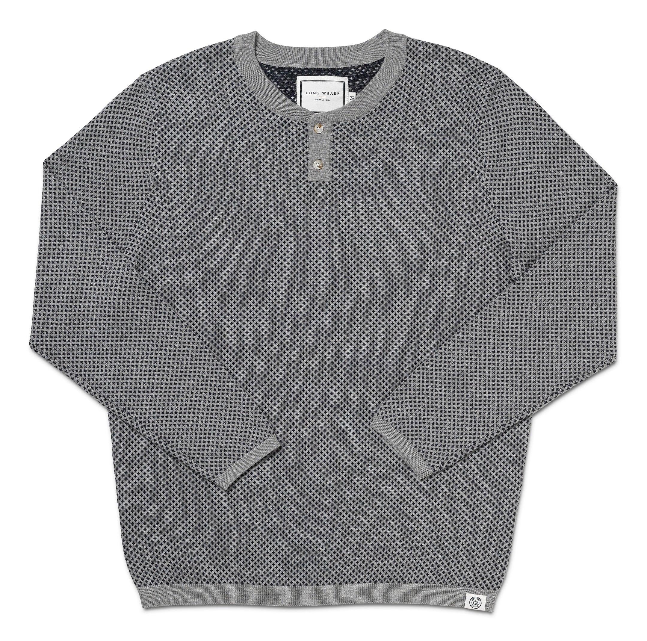 Edgartown SeaWell® Knit Henley Male Product Image