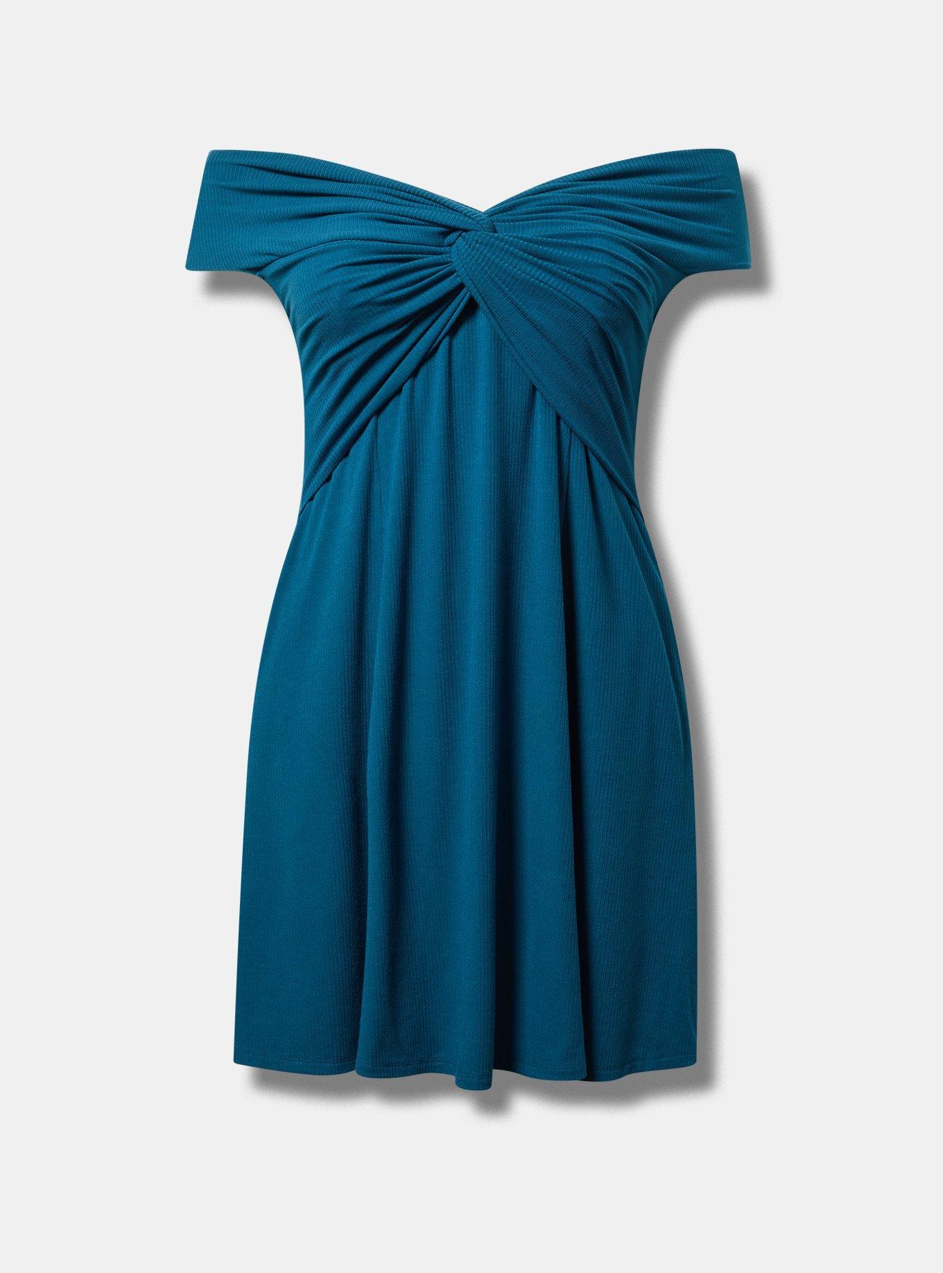 Off-Shoulder Mini Dress Product Image