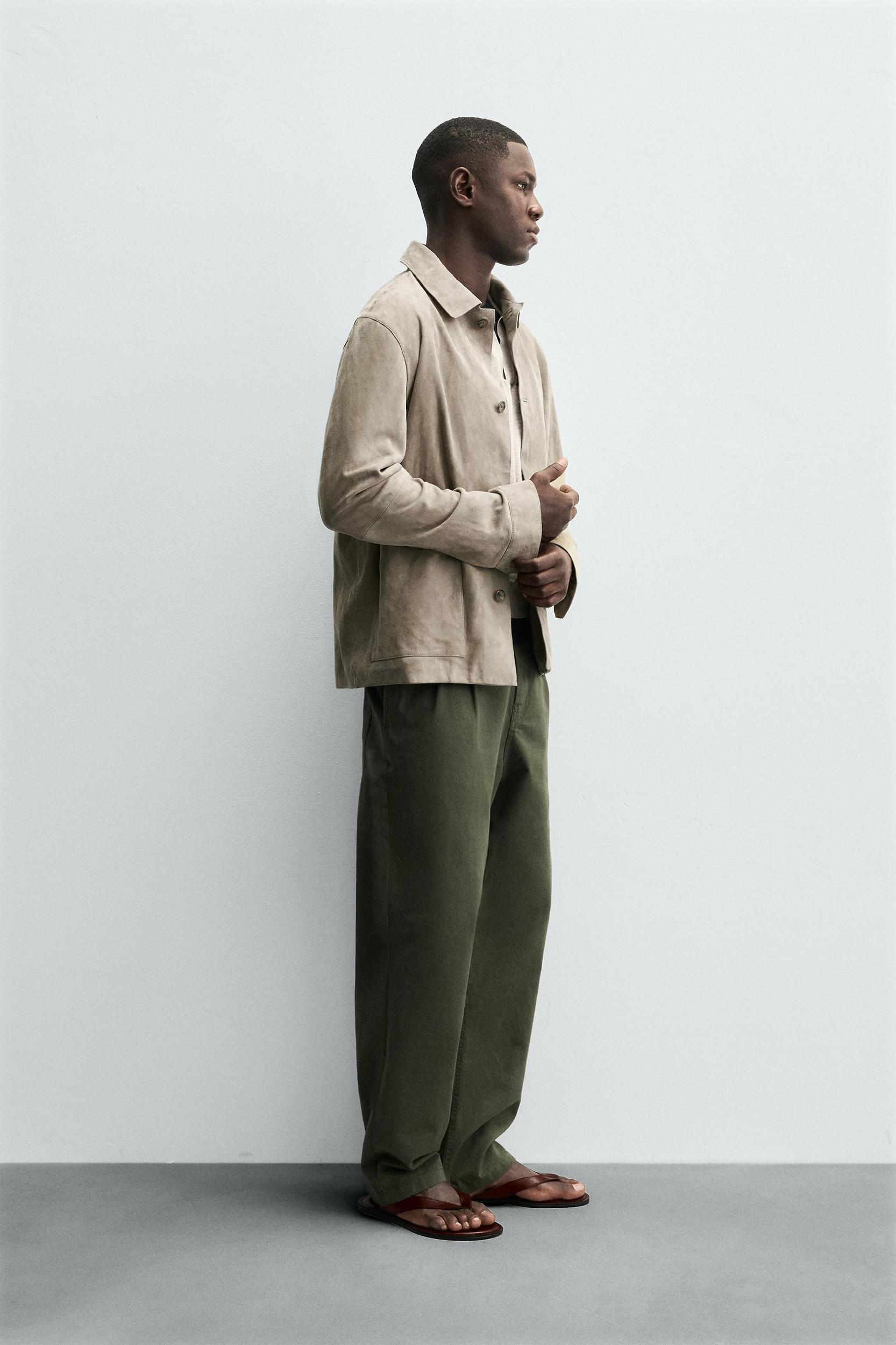 SUEDE LEATHER JACKET Product Image