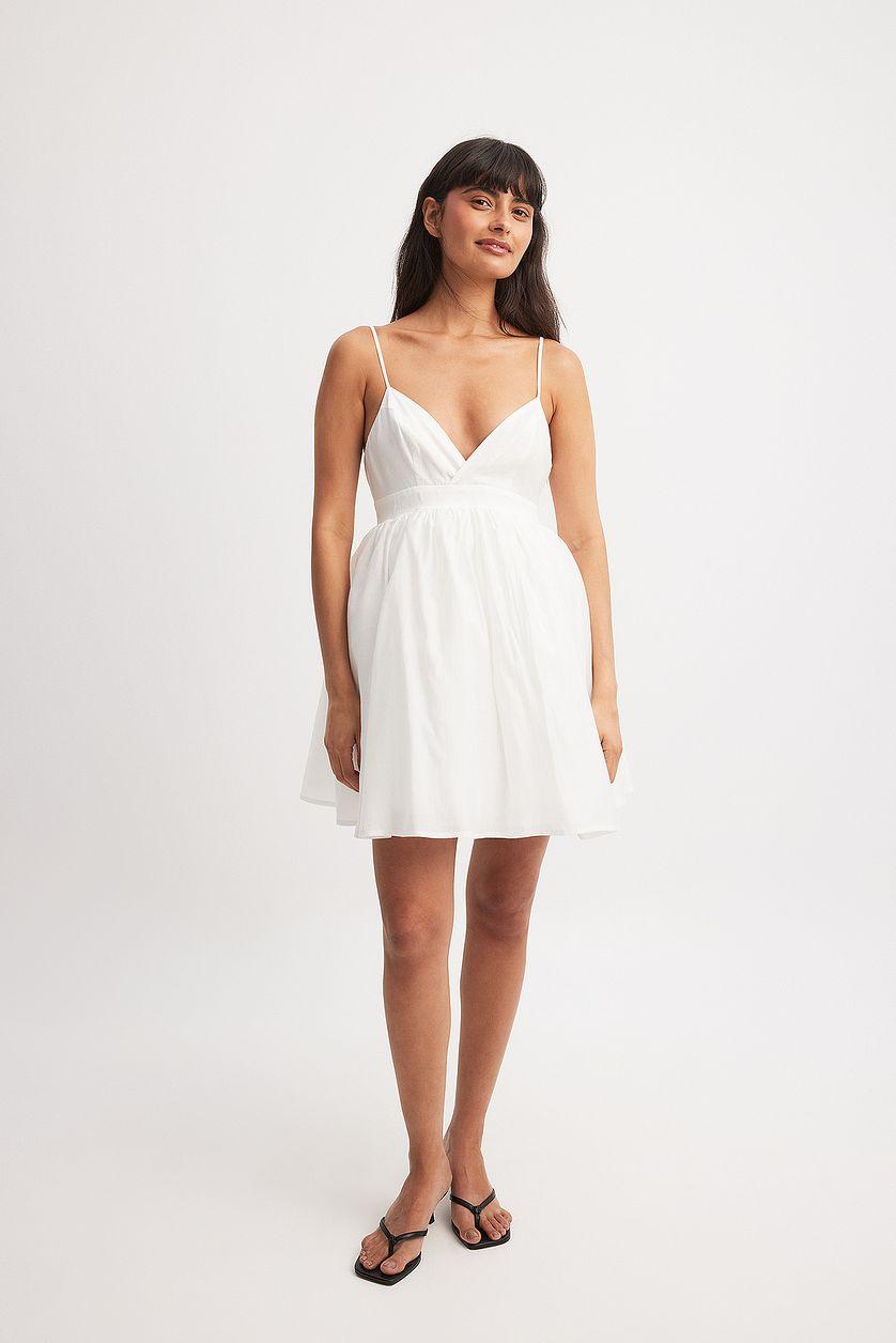 Triangle Chest Detail Mini Dress Product Image