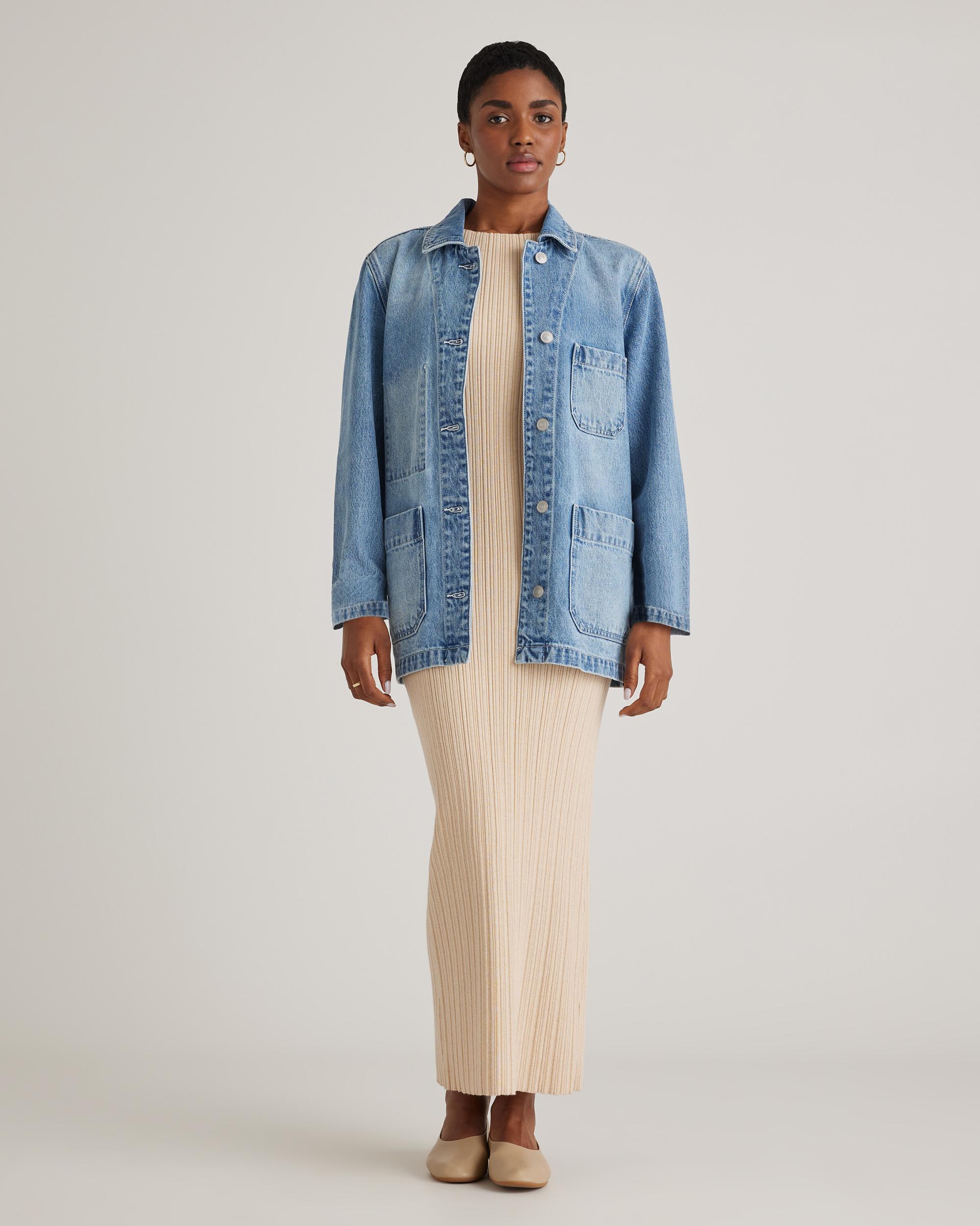 Quince | Women's Denim Chore Jacket Organic Cotton Product Image
