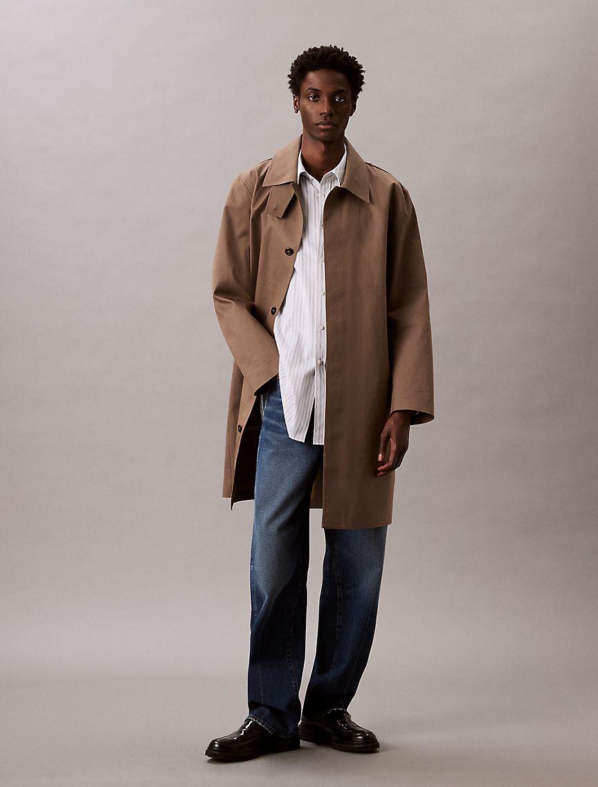 Stripe Cotton Poplin Button-Down Shirt Product Image