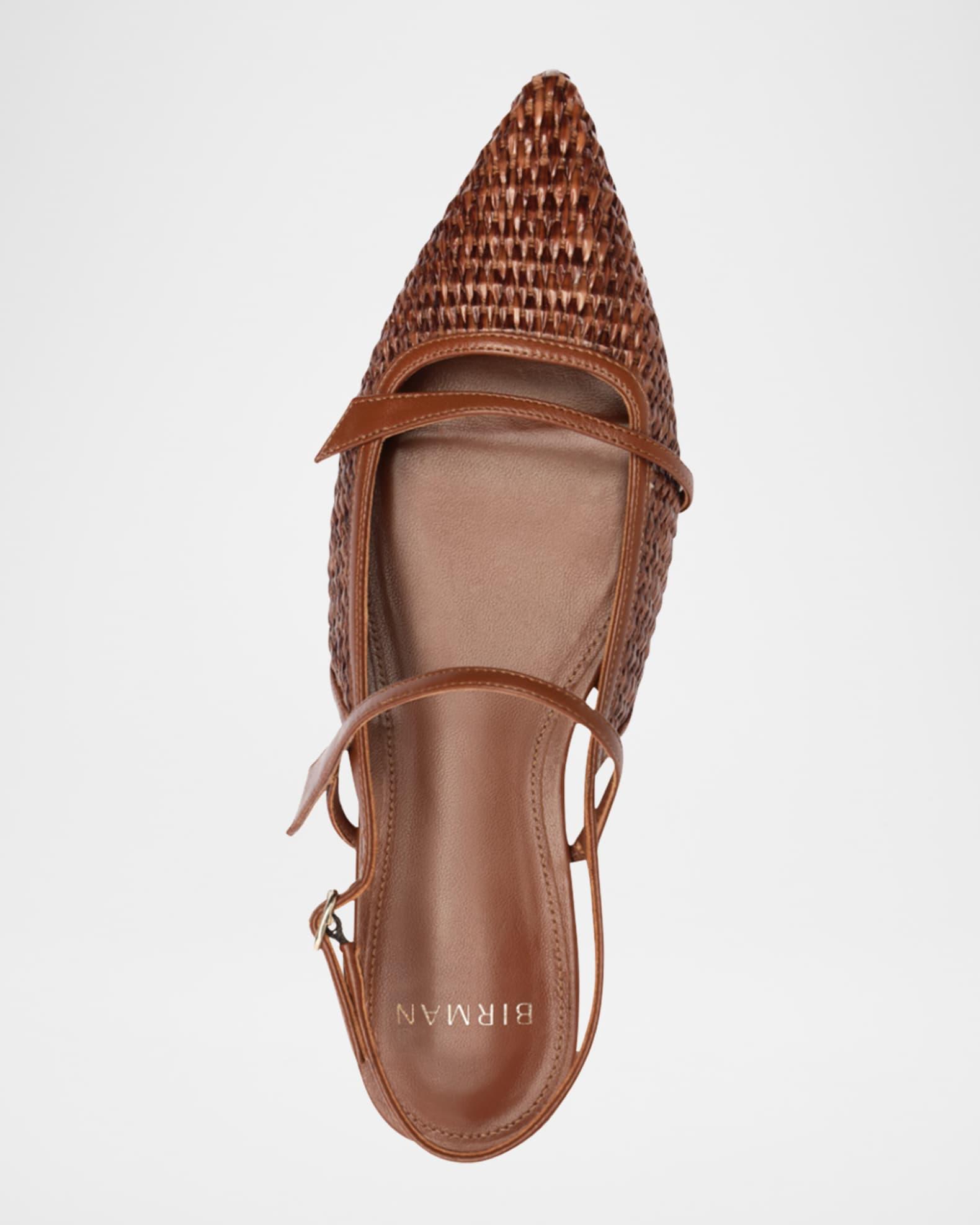 Tita Raffia Slingback Flats Product Image