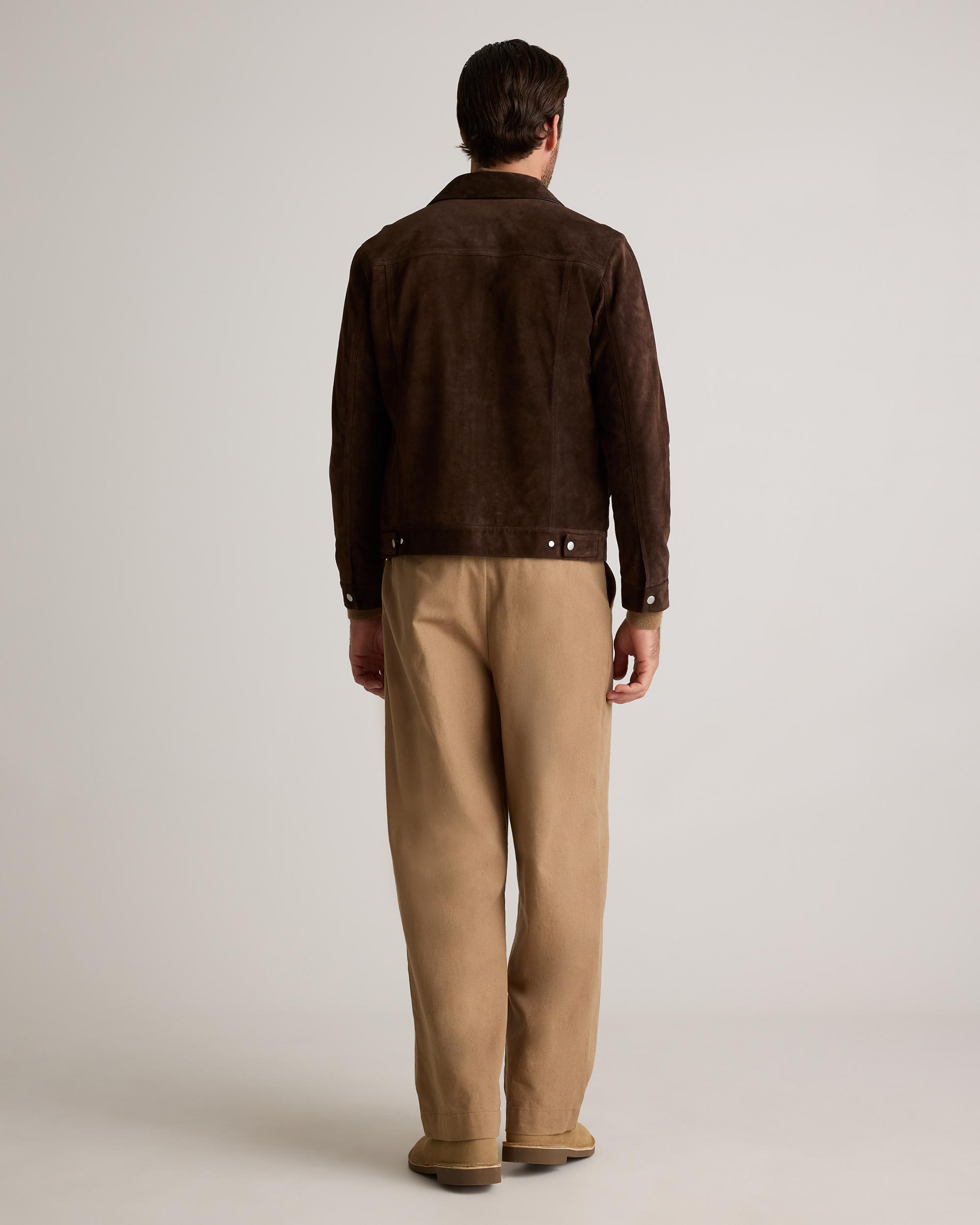 Quince | Men's Italian Suede Trucker Jacket Suede Leather Product Image