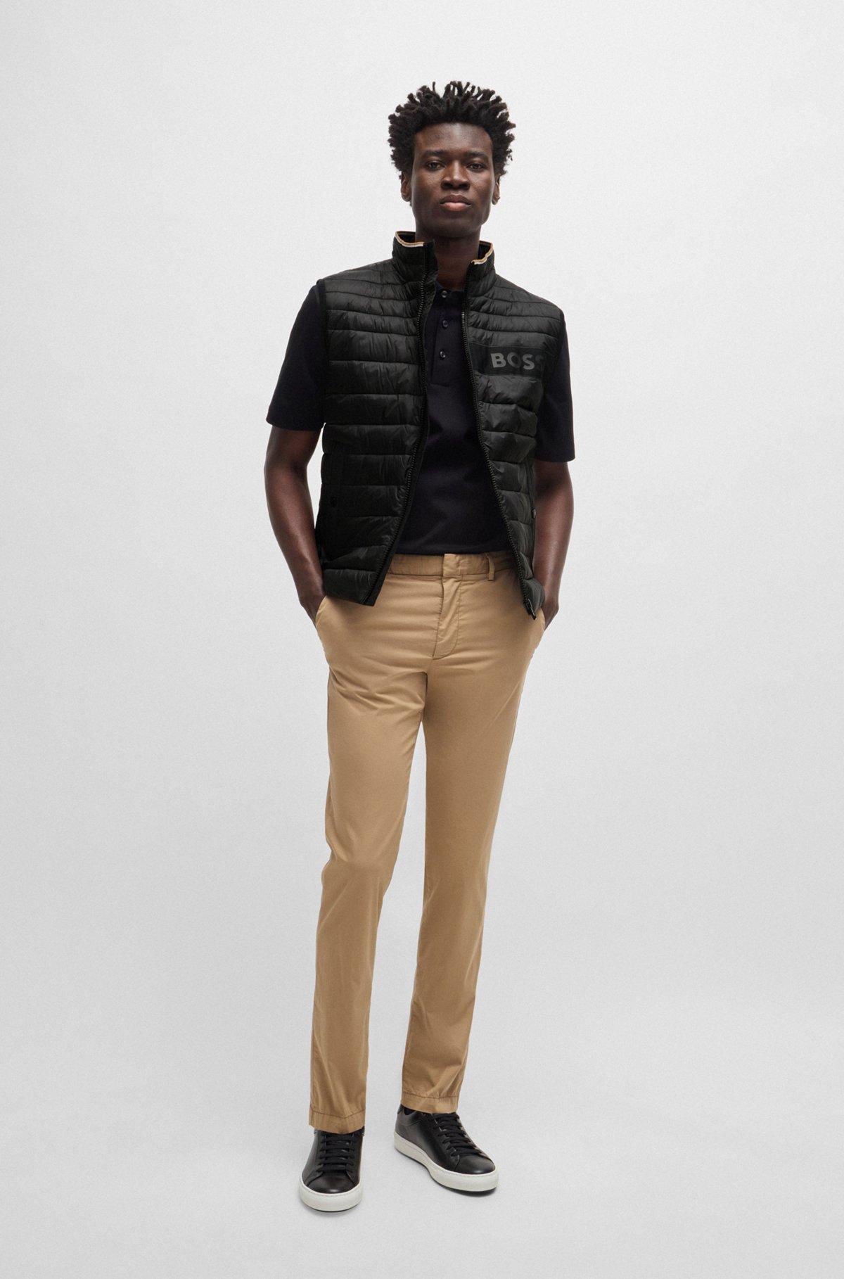 Water-repellent gilet with 3D-logo tape Product Image