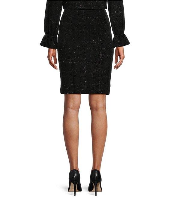 Kasper Embellished Pull-On Pencil Skirt Product Image
