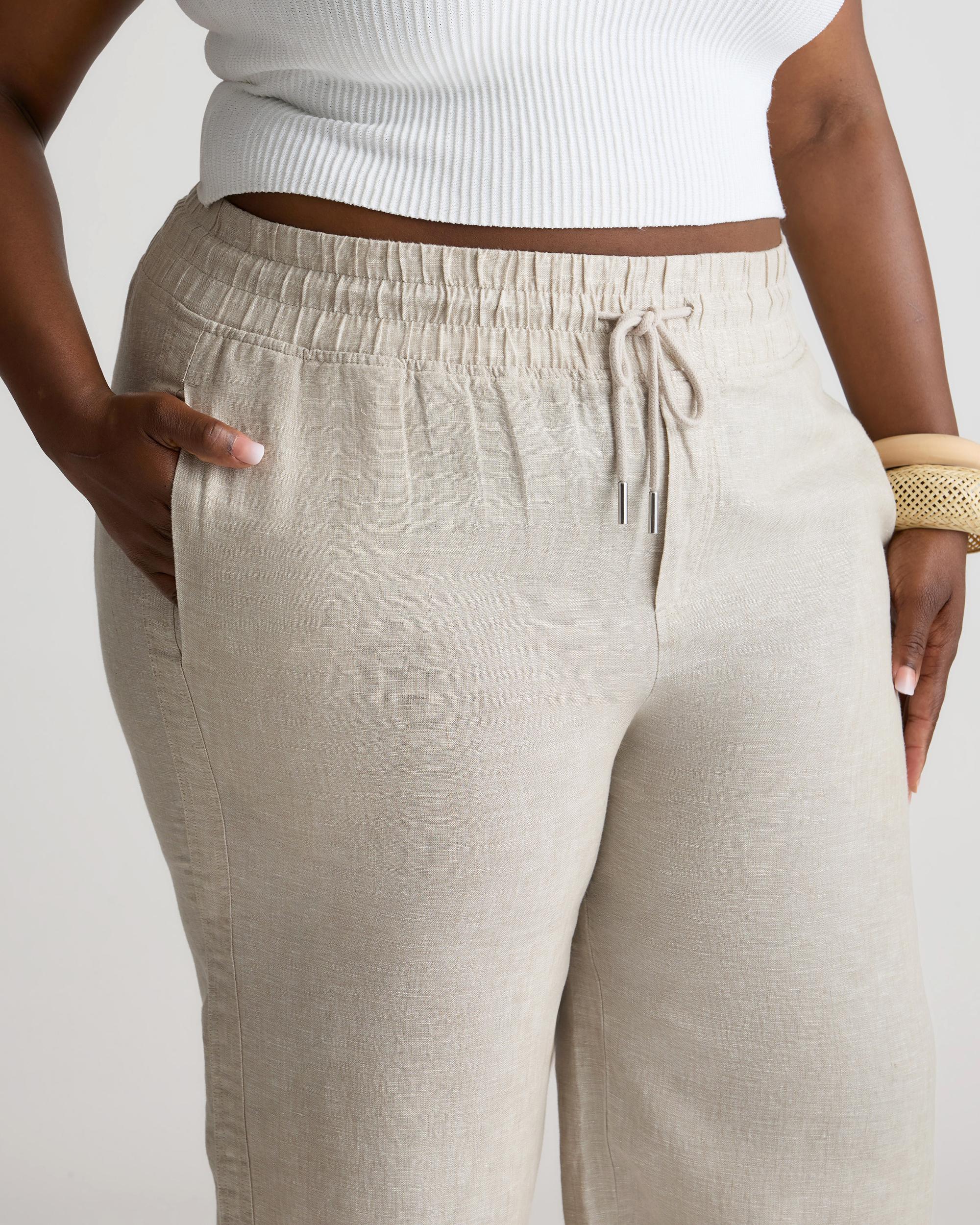 Quince | Women's 100% European Linen Wide Leg Pants Product Image