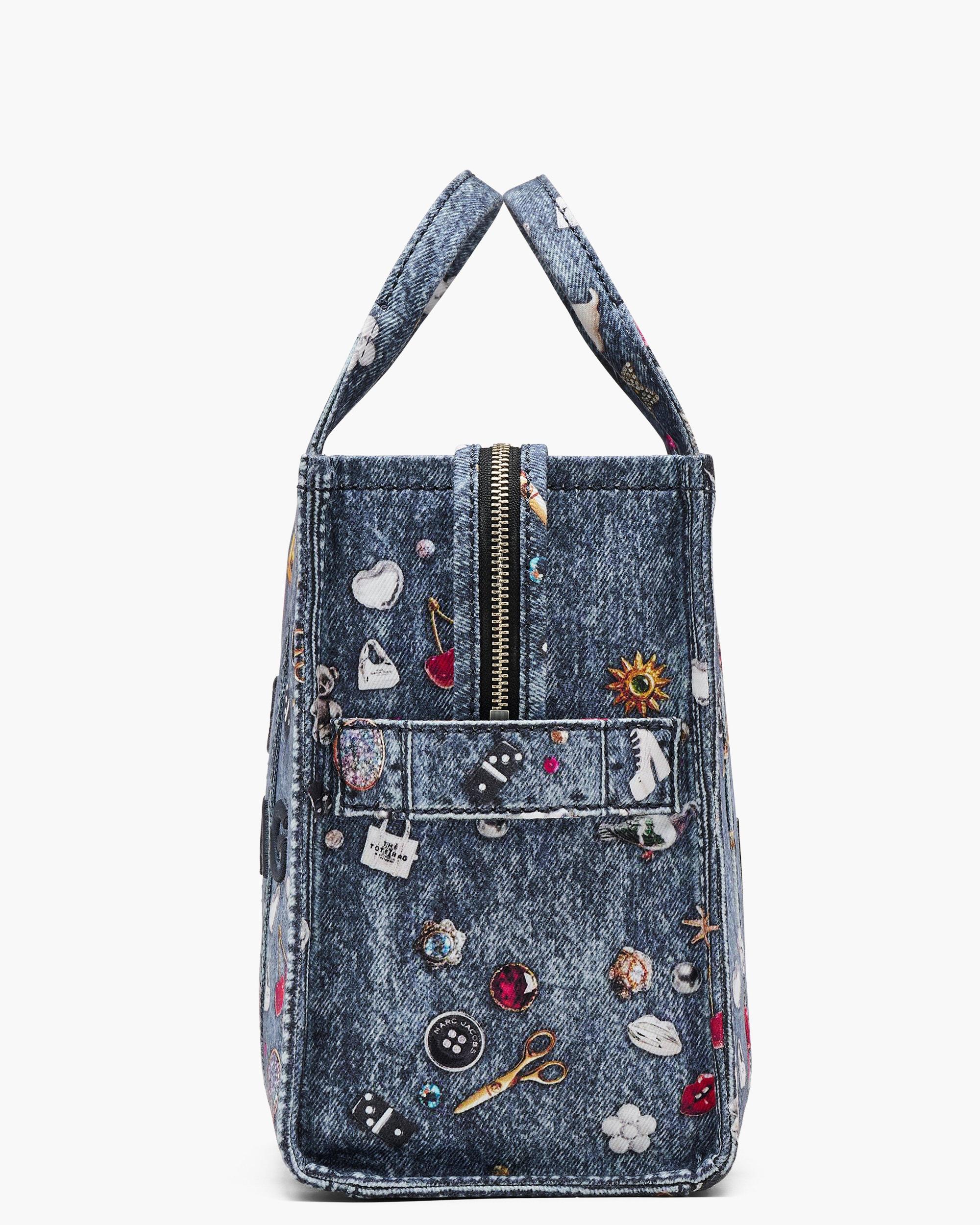 The Trompe L'Oeil Trinket Canvas Medium Tote Bag Product Image