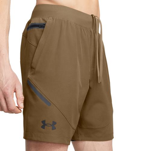 Under Armour Mens Under Armour Unstoppable Shorts - Mens Coyote/Black Product Image