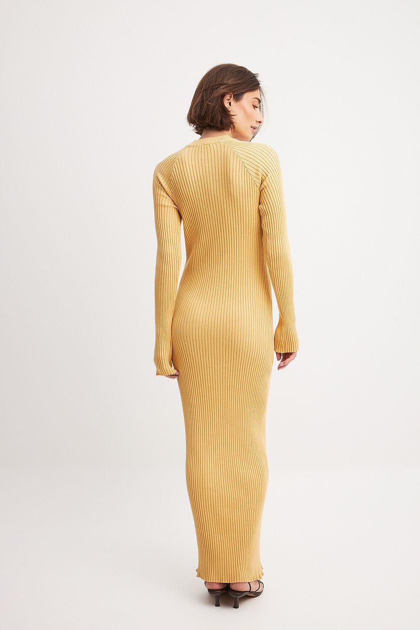 Knitted Ribbed Maxi Dress Product Image