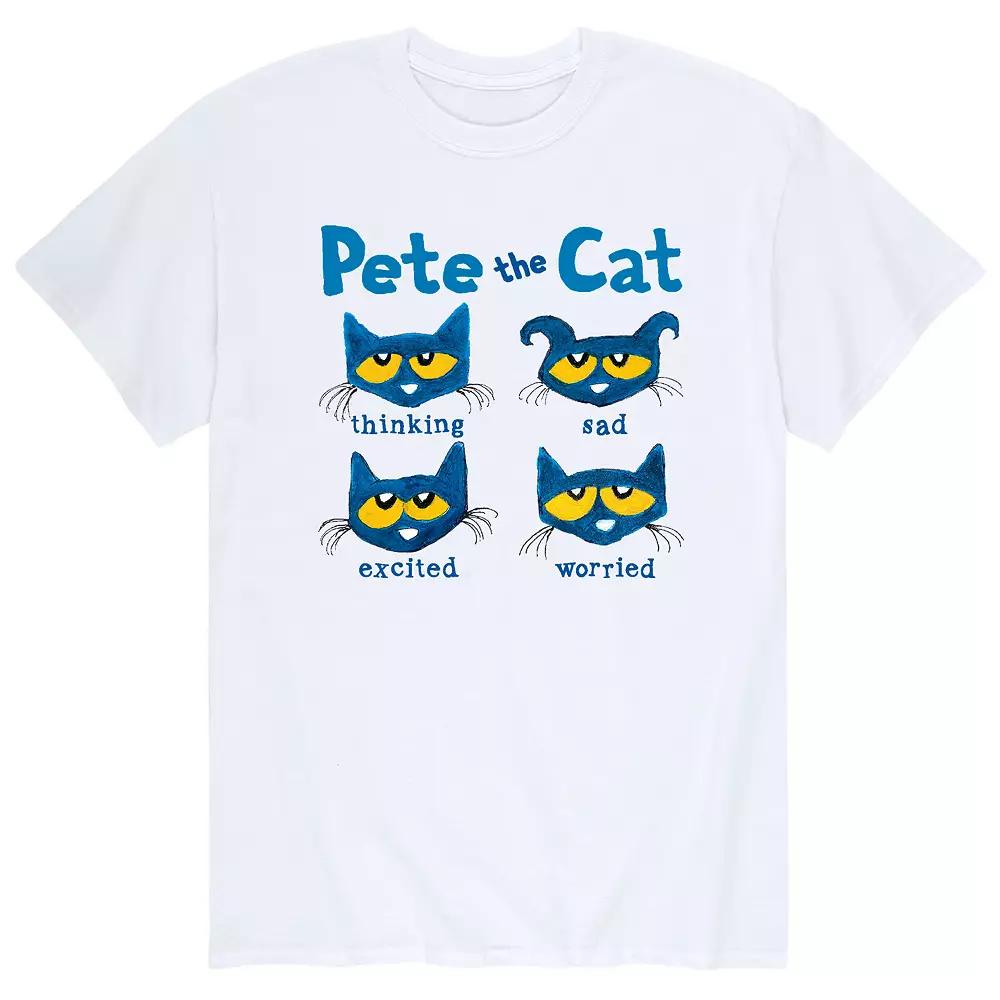 Men's Pete The Cat Many Moods Tee,  Product Image