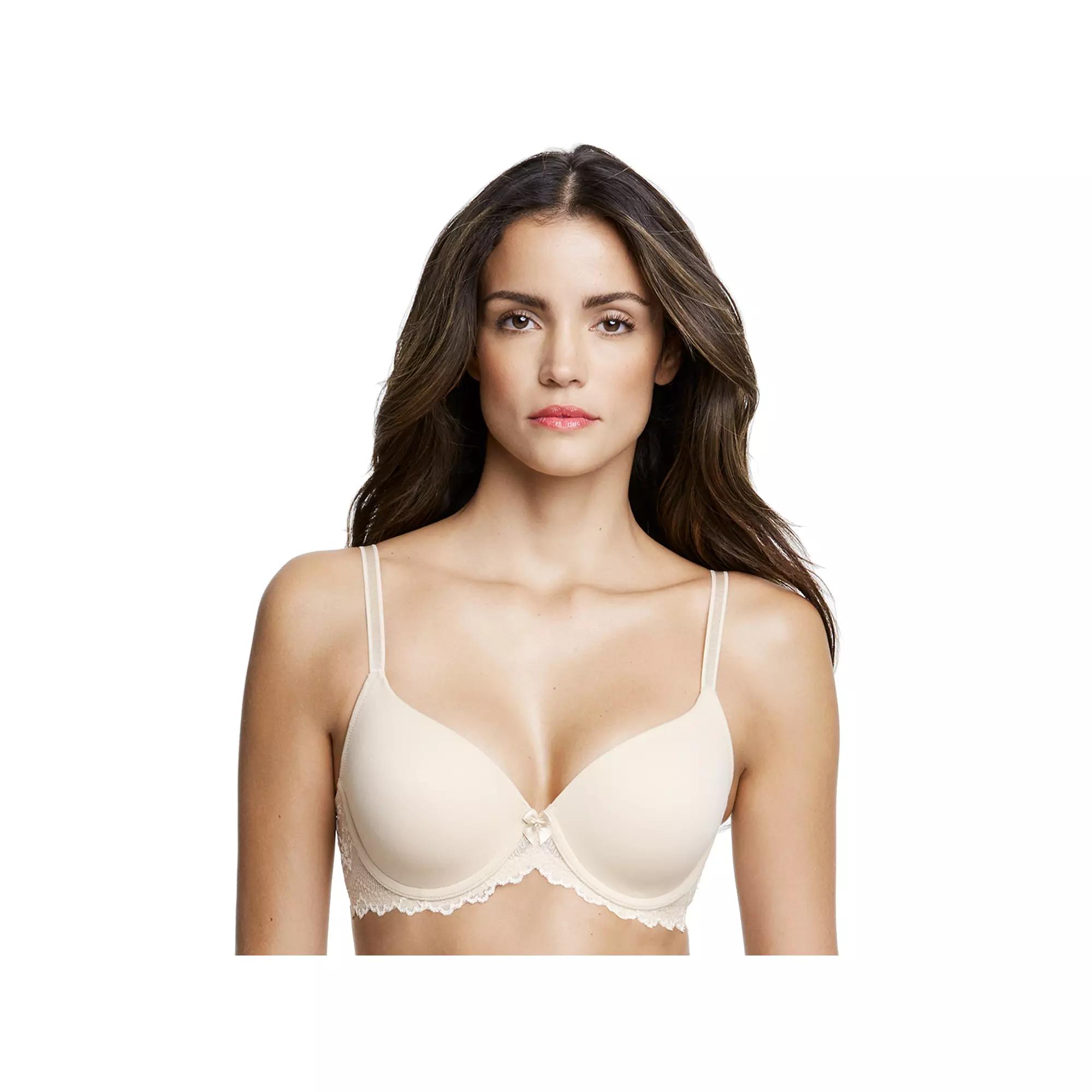 Dominique Lacee Back Smoothing Lace Frame Luxury T-Shirt Bra 3501 - 42 DD, Women's, Latte Product Image