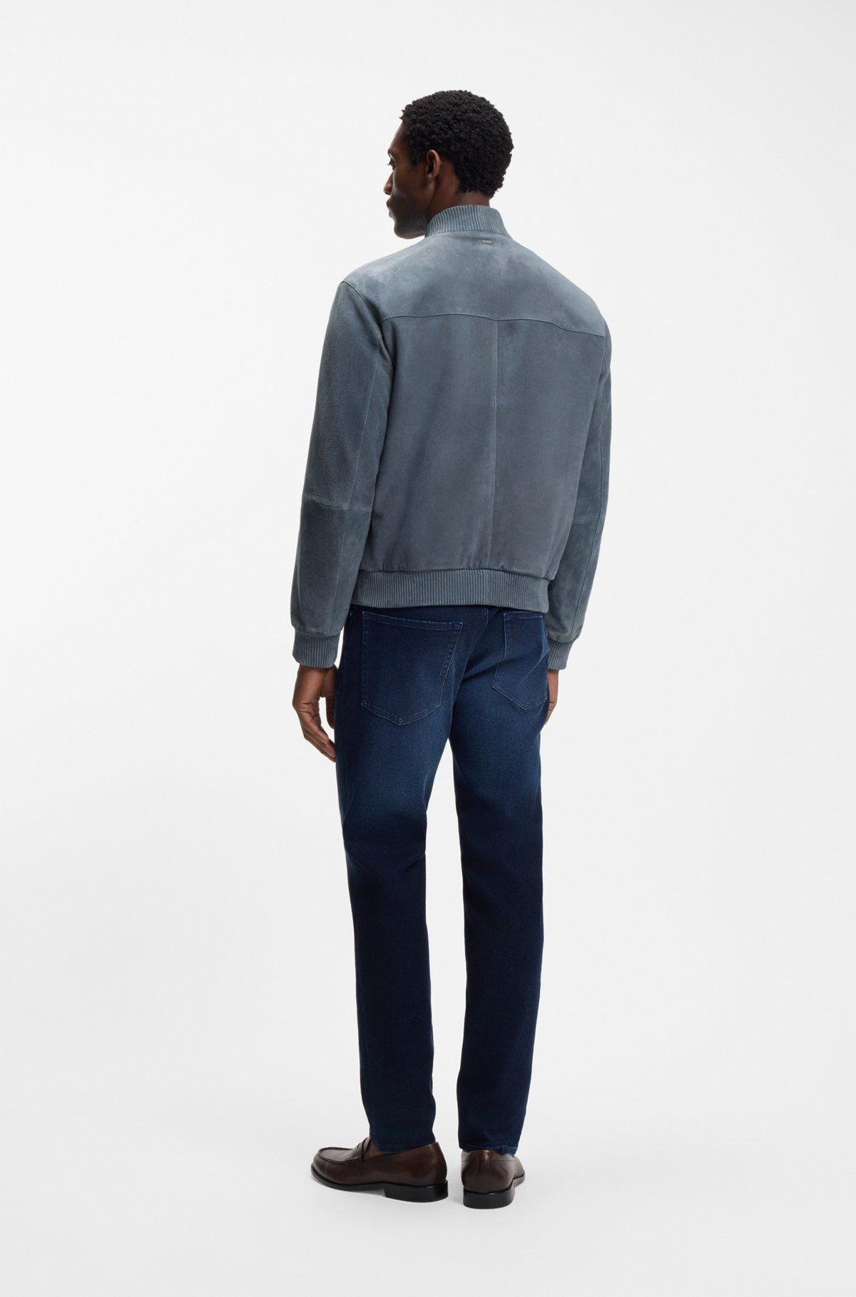 Regular-fit jacket in suede Product Image