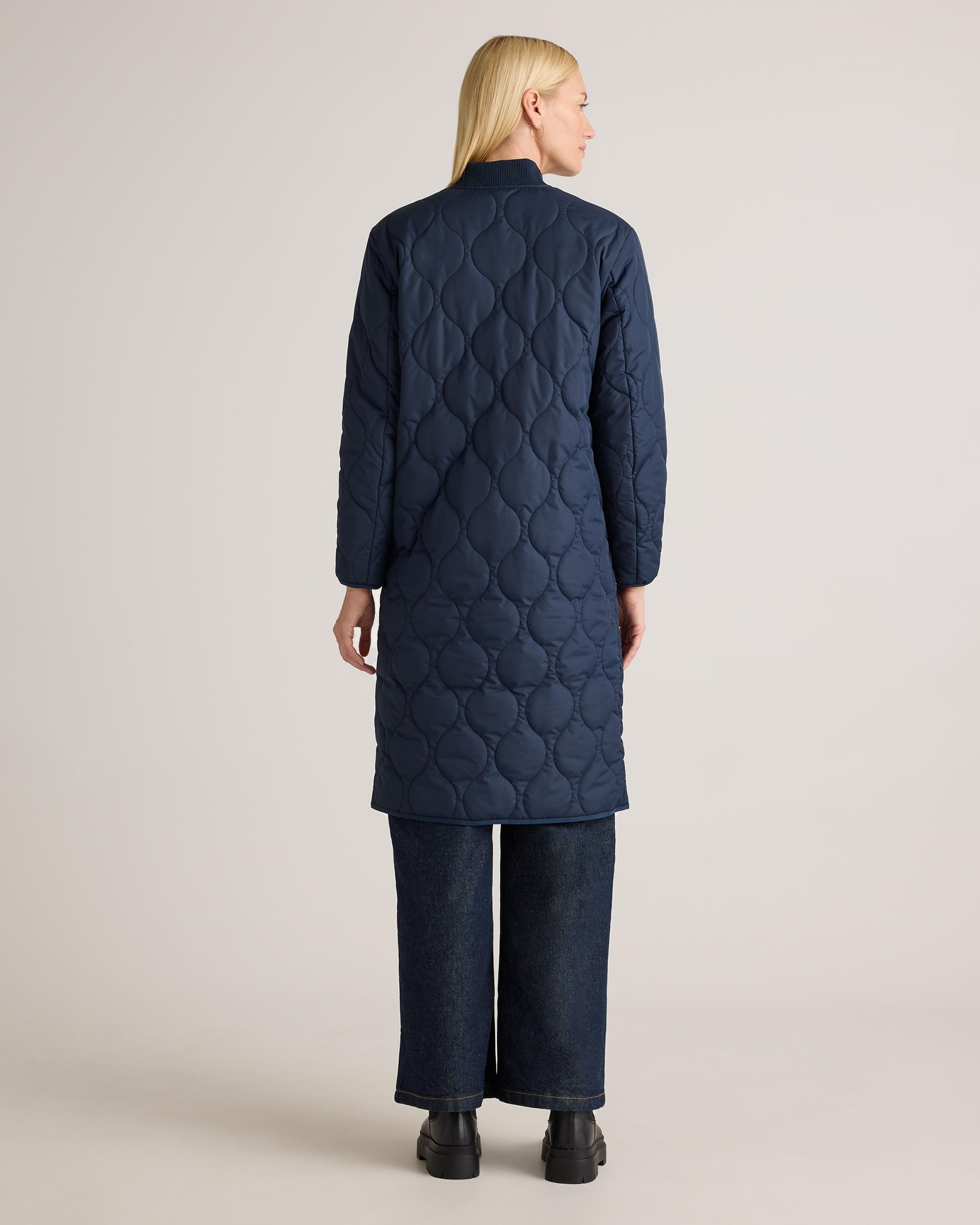 Quince | Women's Featherless Quilted Puffer Long Coat Recycled Polyester Product Image