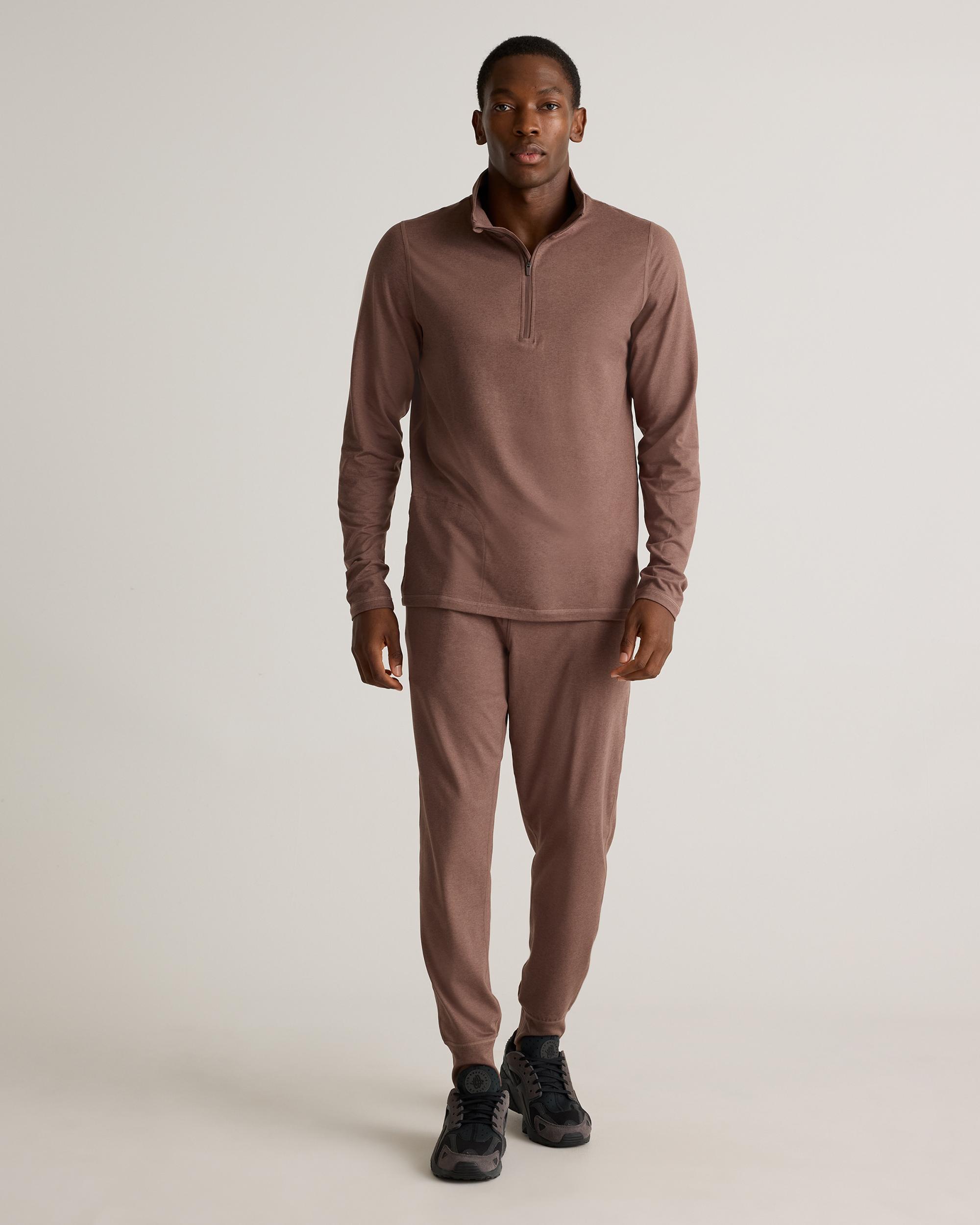 Quince | Men's Flowknit Performance Half-Zip Recycled Polyester Product Image