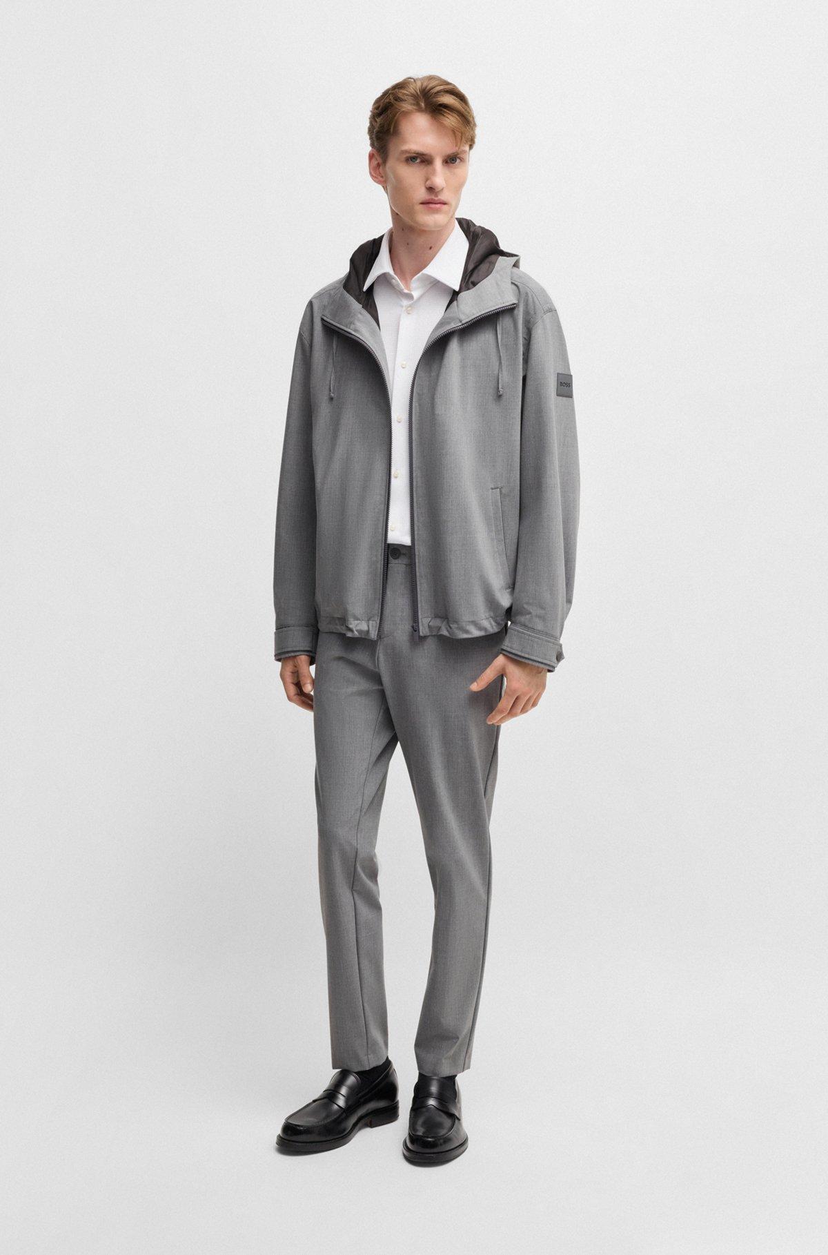 Slim-fit trousers in performance-stretch fabric Product Image