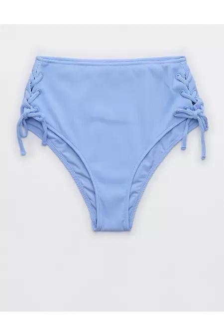 Aerie The Cheeks Ribbed Bikini Bottom Women's Product Image