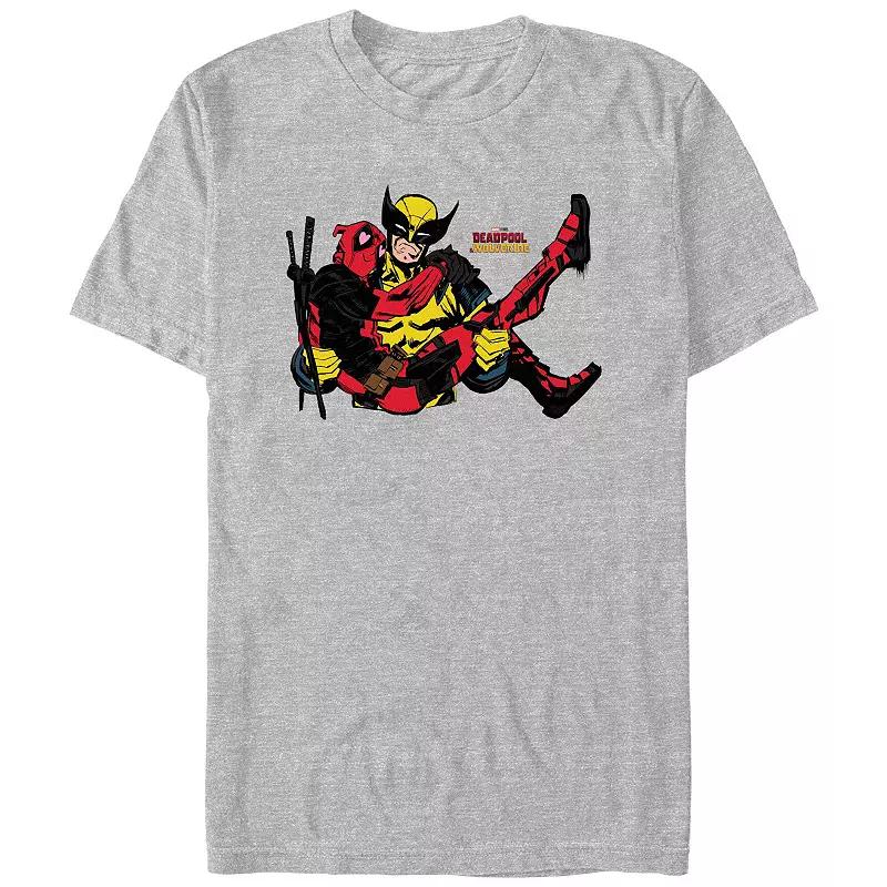 Men's Marvel Deadpool And Wolverine Rescuing Deadpool Graphic Tee,  Product Image