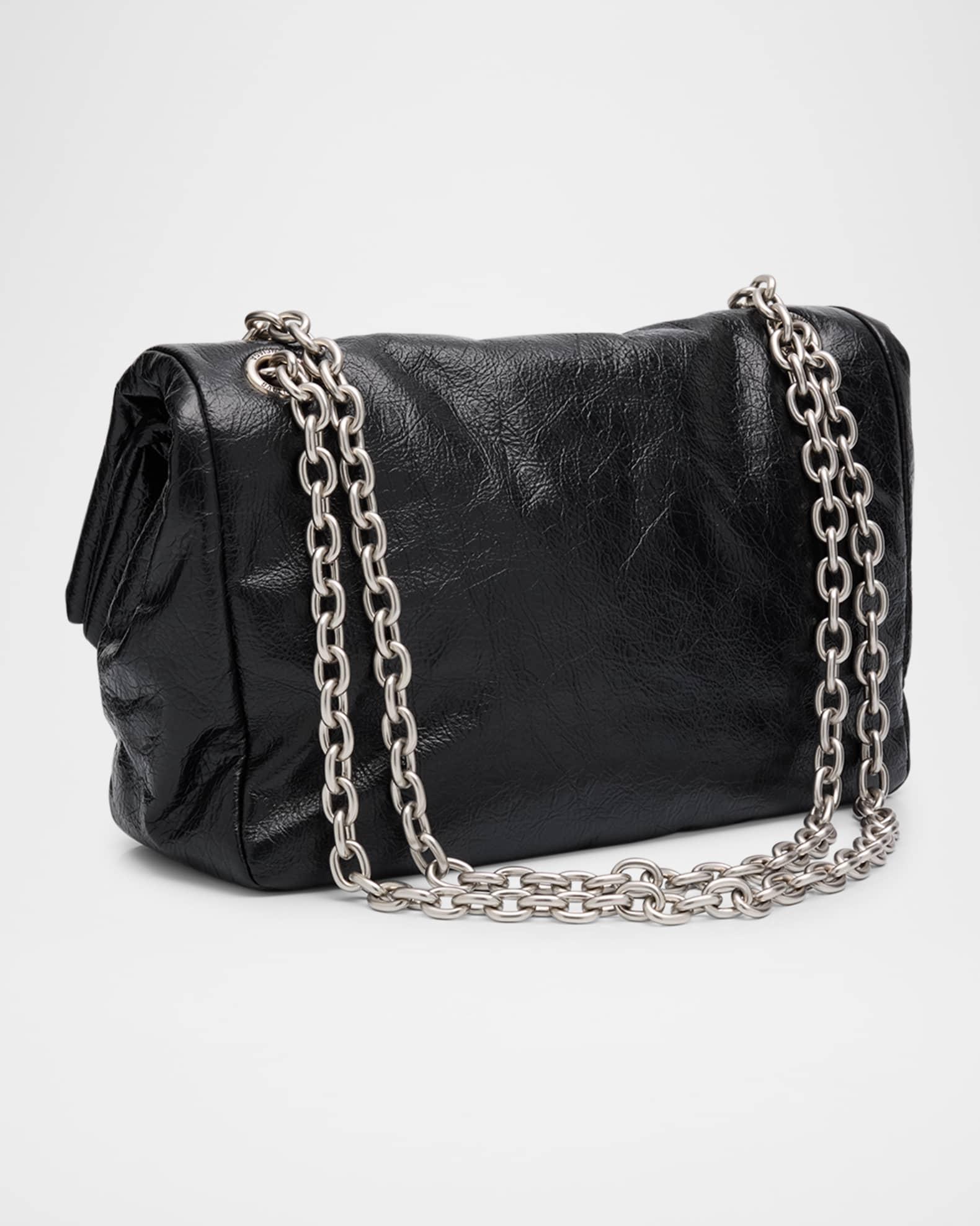 Monaco Flap Leather Chain Shoulder Bag Product Image