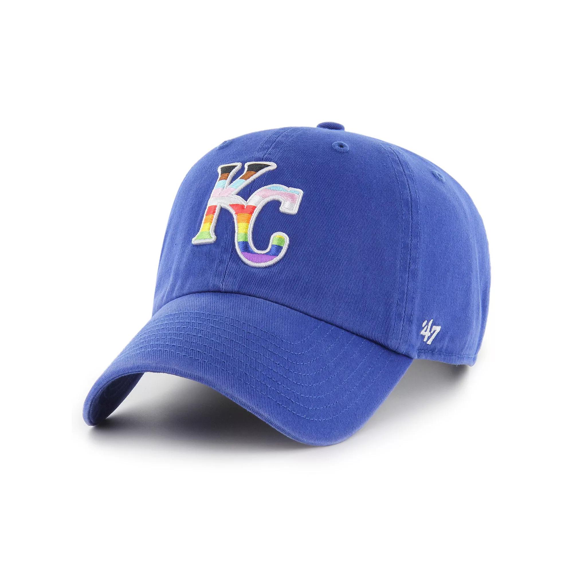 Men's '47  Royal Kansas City Royals Team Pride Clean Up Adjustable Hat, Blue Product Image