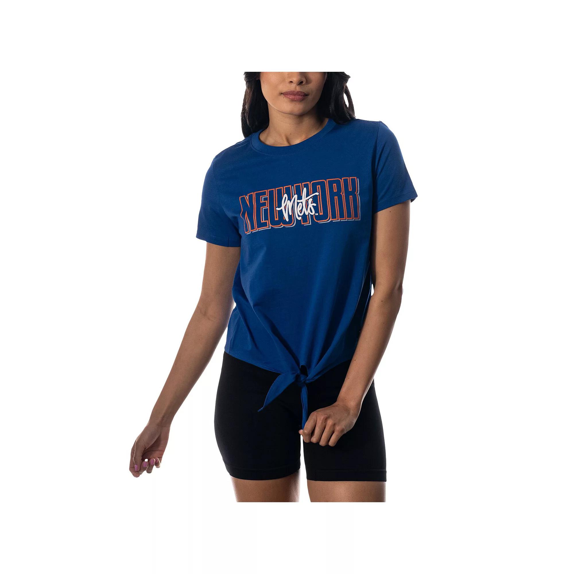 Women's The Wild Collective Royal New York Mets Twist Front T-Shirt,  Product Image