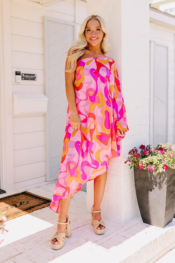 Tulum Dreaming Asymmetrical Mini Dress Product Image