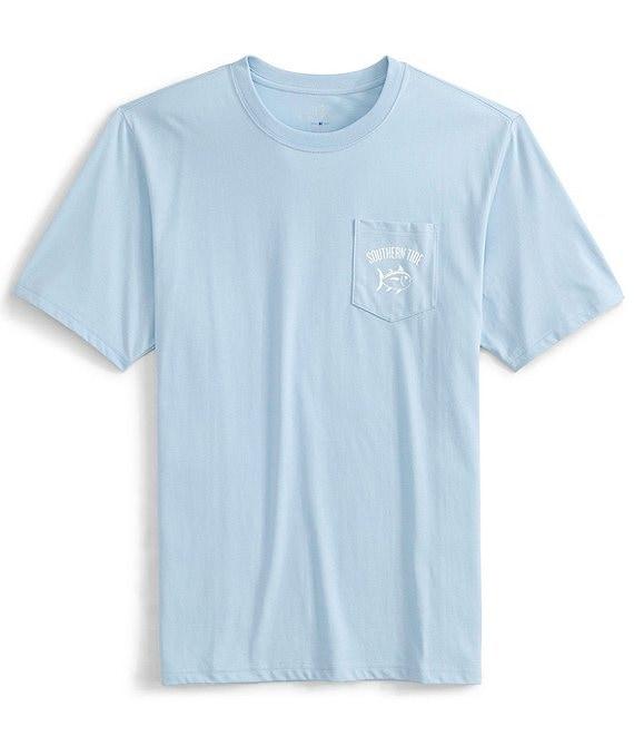 Southern Tide Ships and Seagulls Short Sleeve T-Shirt Product Image