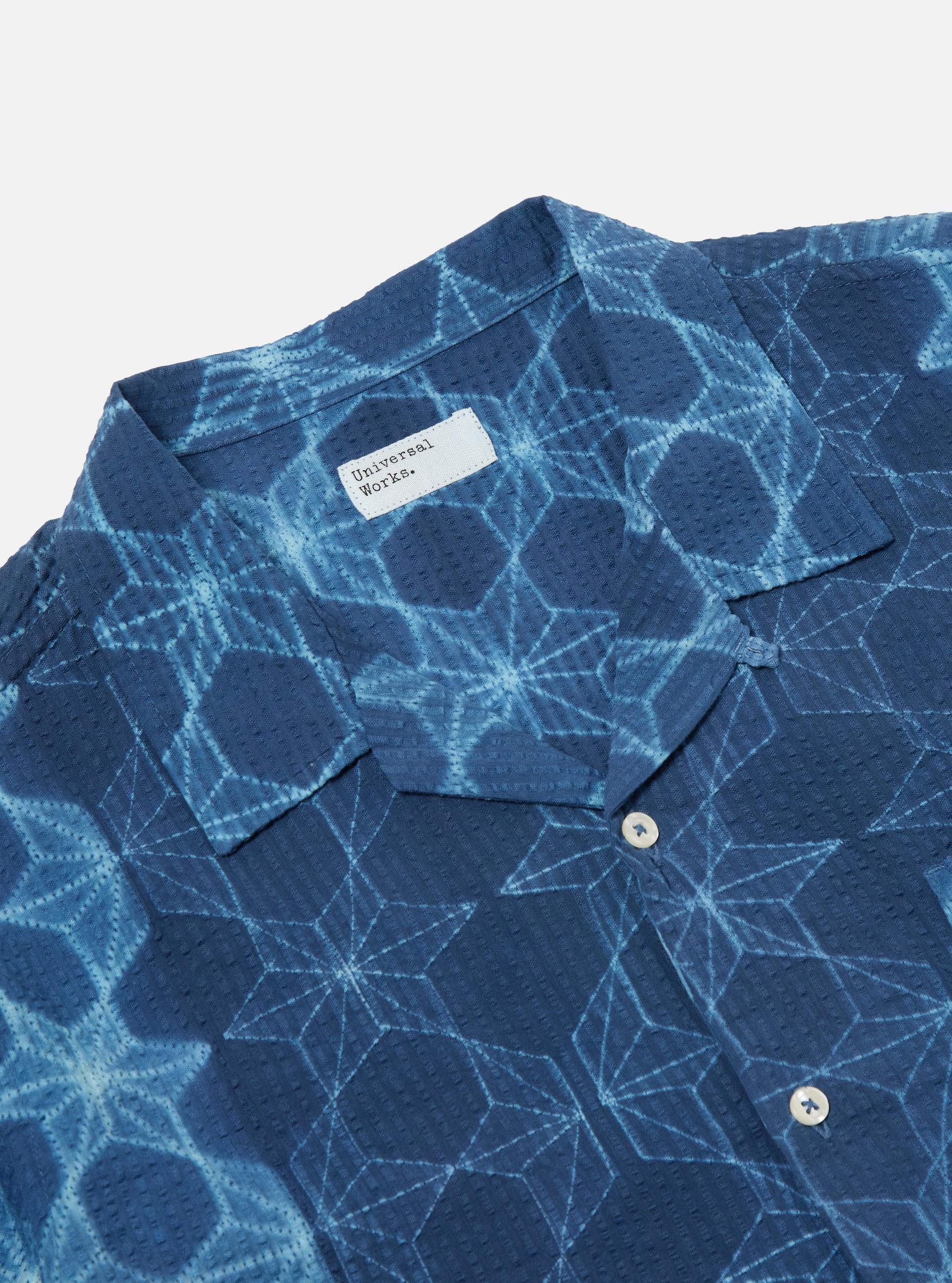 Indigo Needle Tye N Dye Road Shirt Product Image