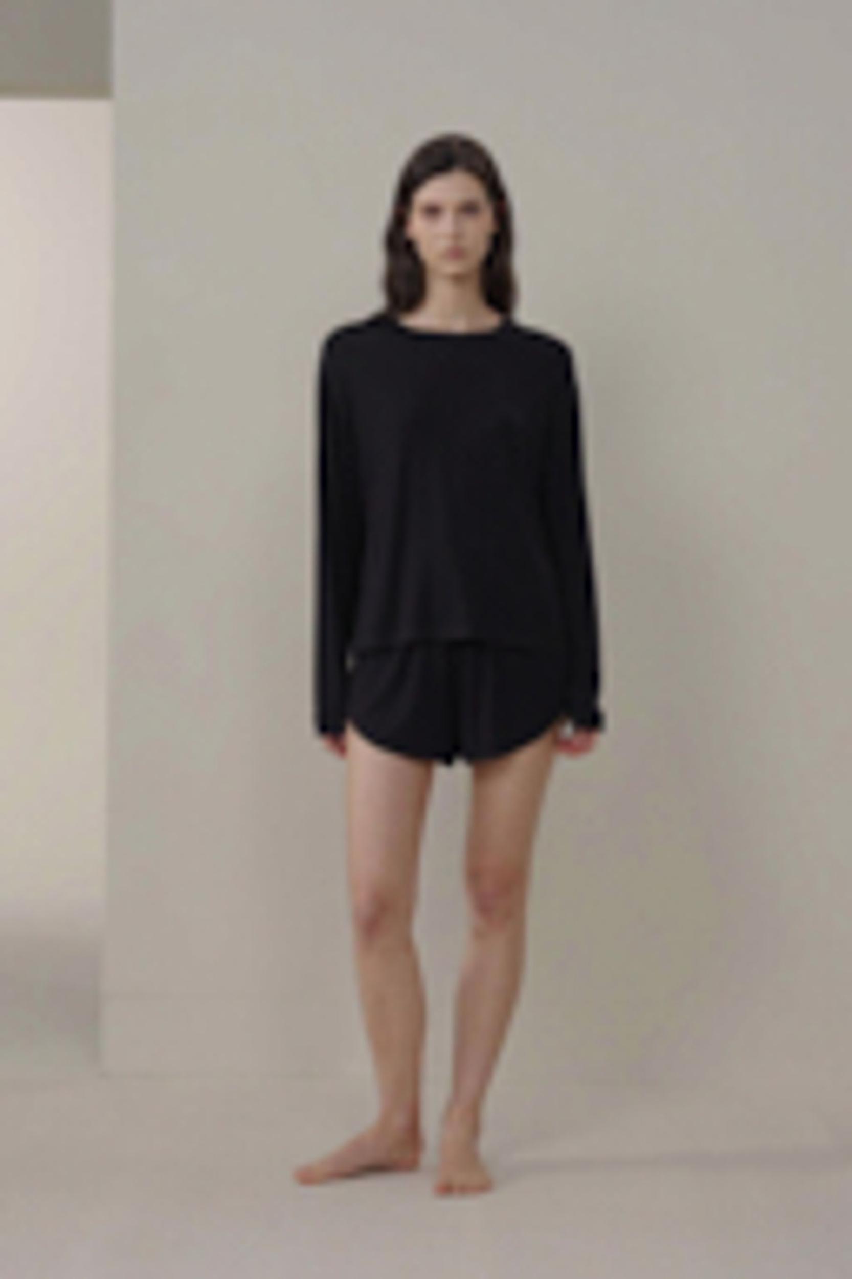 Silk Breeze Jersey Relaxed Lounge Top Product Image