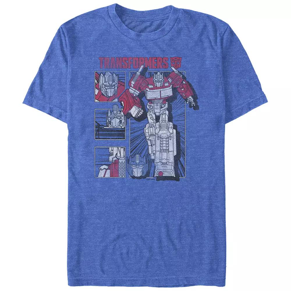 Big & Tall Transformers Optimus Prime Details Poster Graphic Tee, Men's,  Product Image