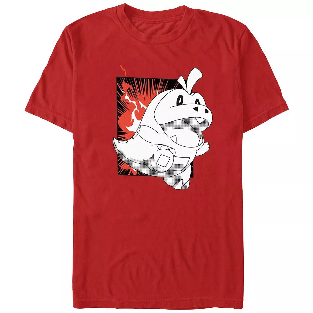 Men's Pokemon Fuecoco Manga Style Graphic Tee,  Product Image