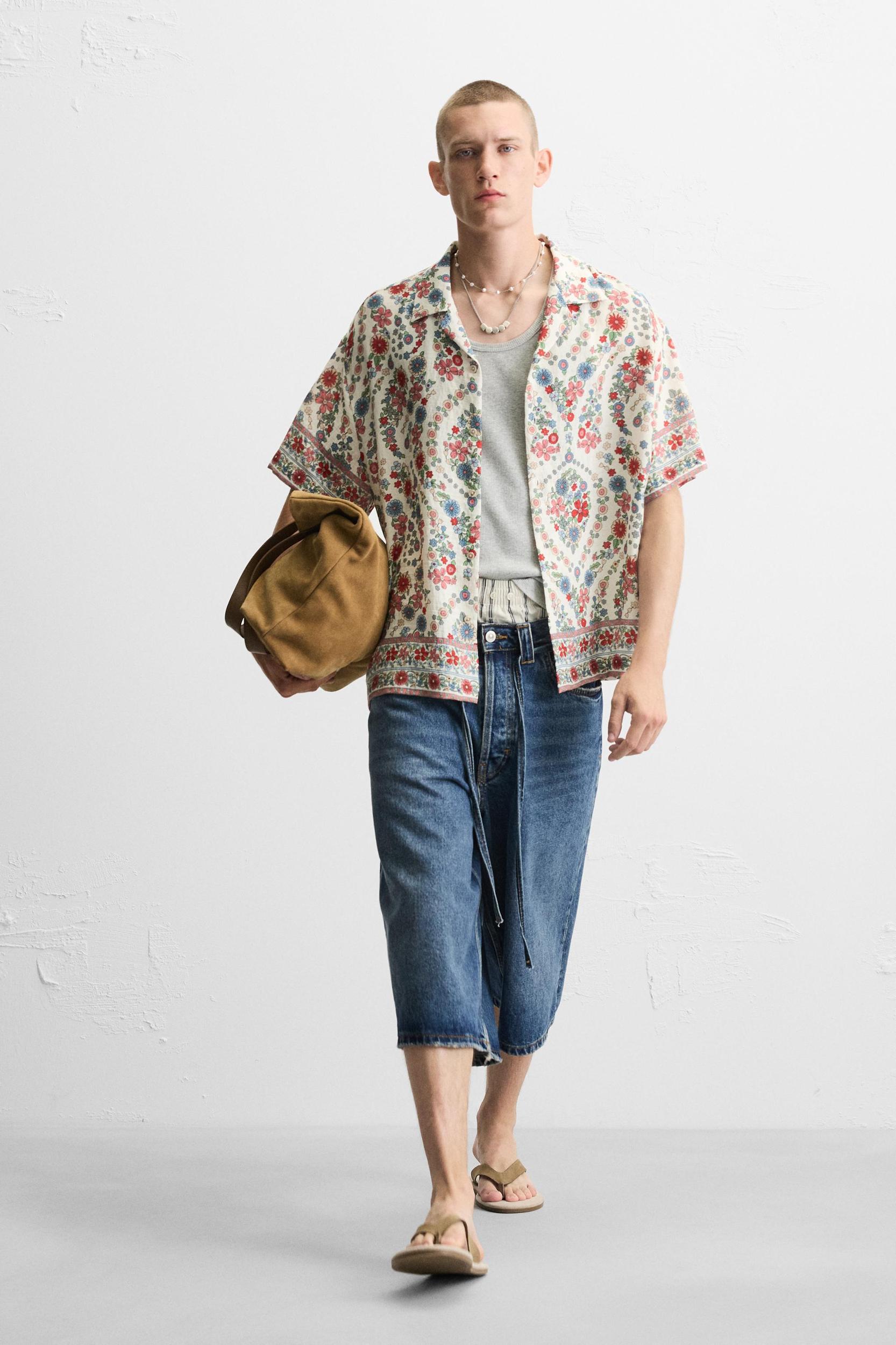 FLORAL PRINT SHIRT Product Image