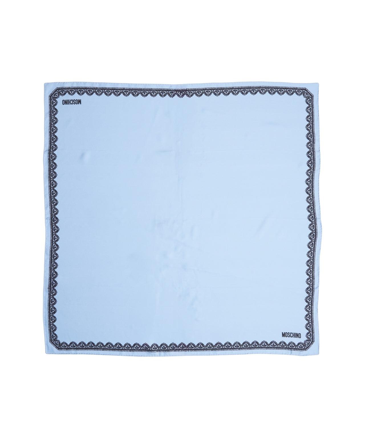 Silk scarf with lace pattern Product Image