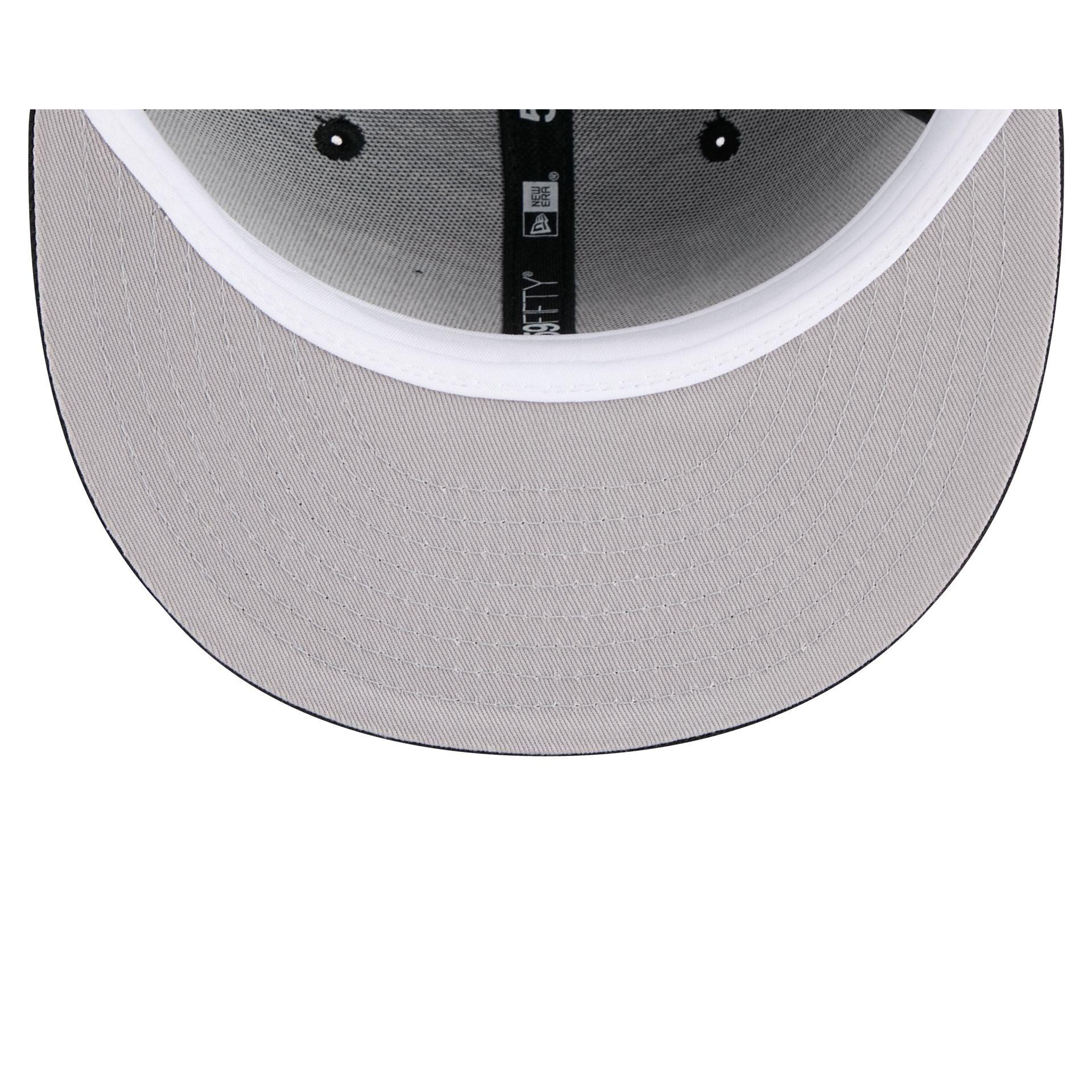 Detroit Red Wings Black Visor 9FIFTY Snapback Hat Male Product Image