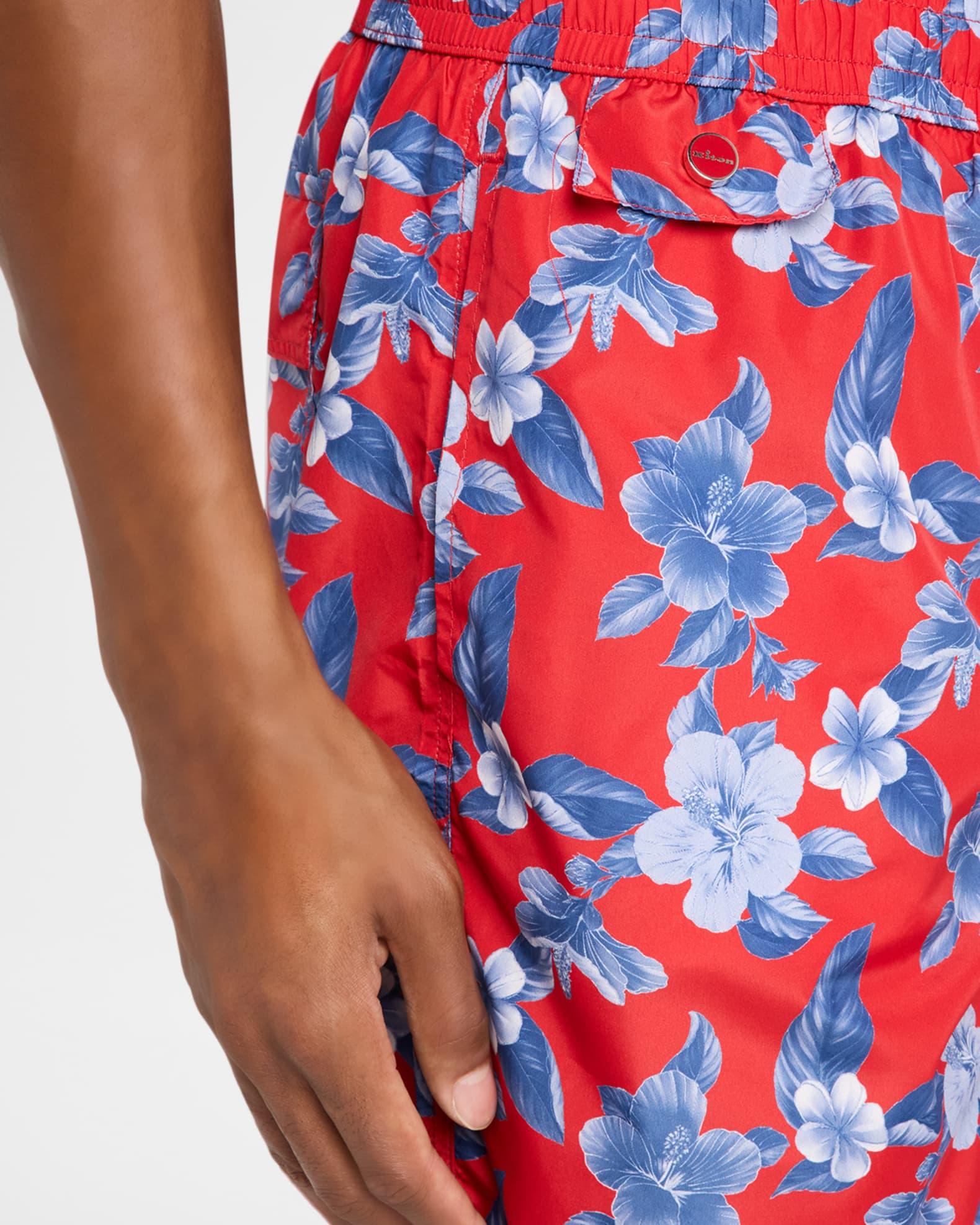 Men's Maxi-Floral Swim Trunks Product Image