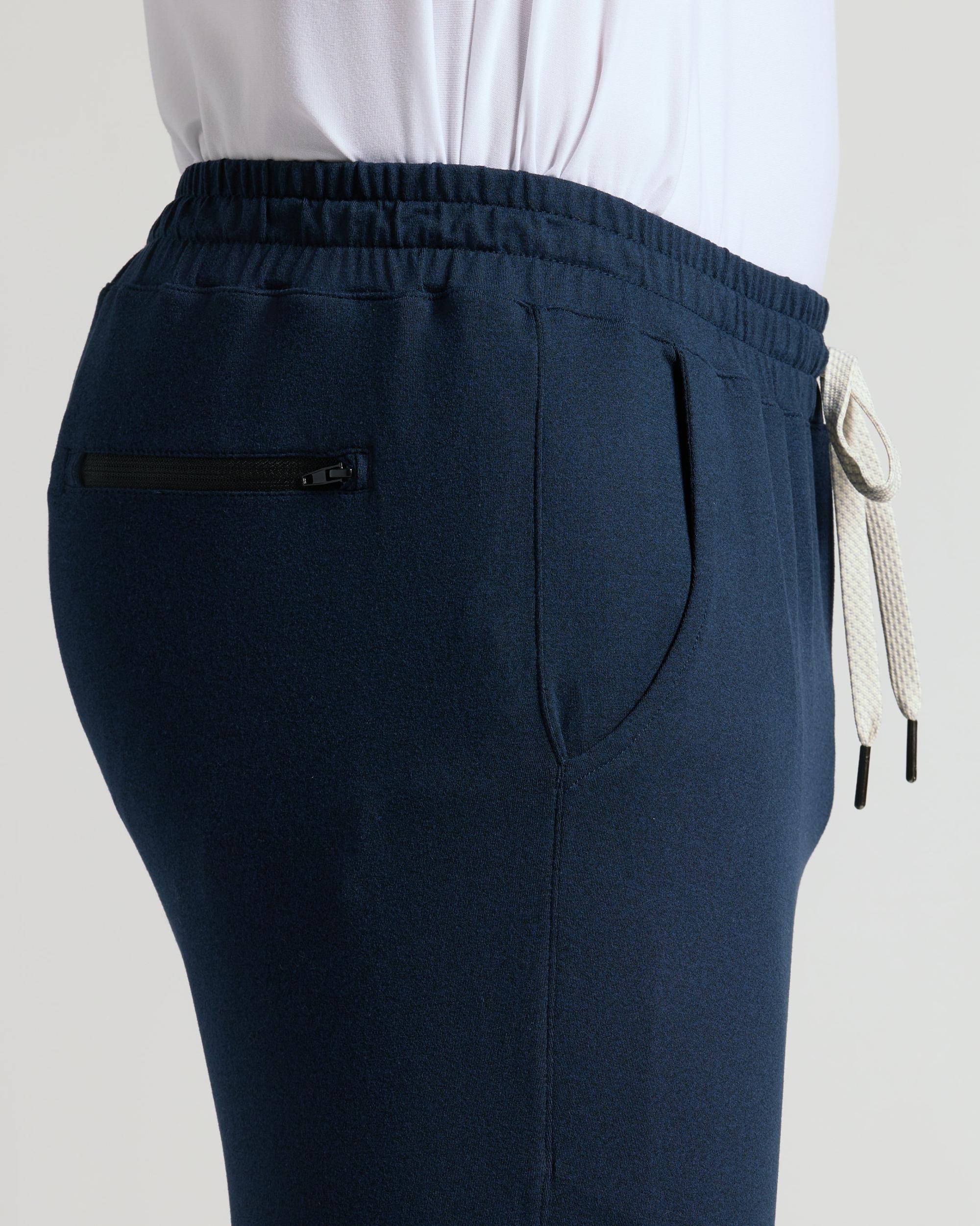Dark Heather Navy Active Joggers Product Image