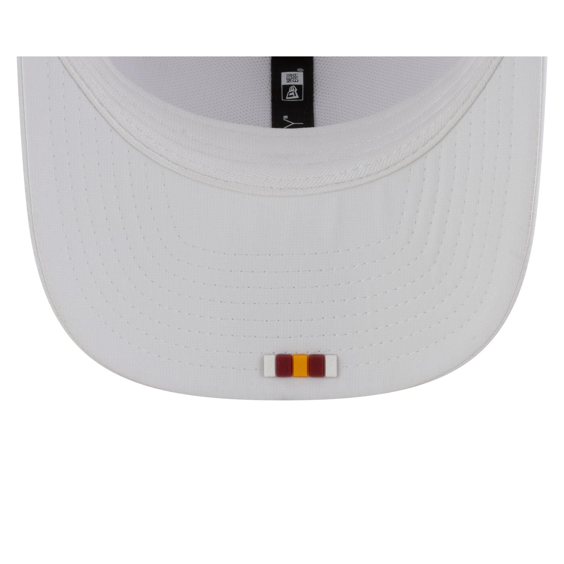 Washington Commanders 2025 Sideline Hot Weather White 9SEVENTY Trucker Hat Male Product Image