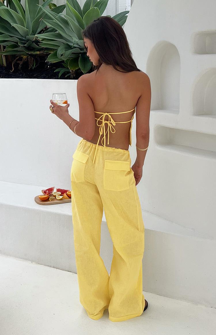 Vienna Yellow Pants Product Image